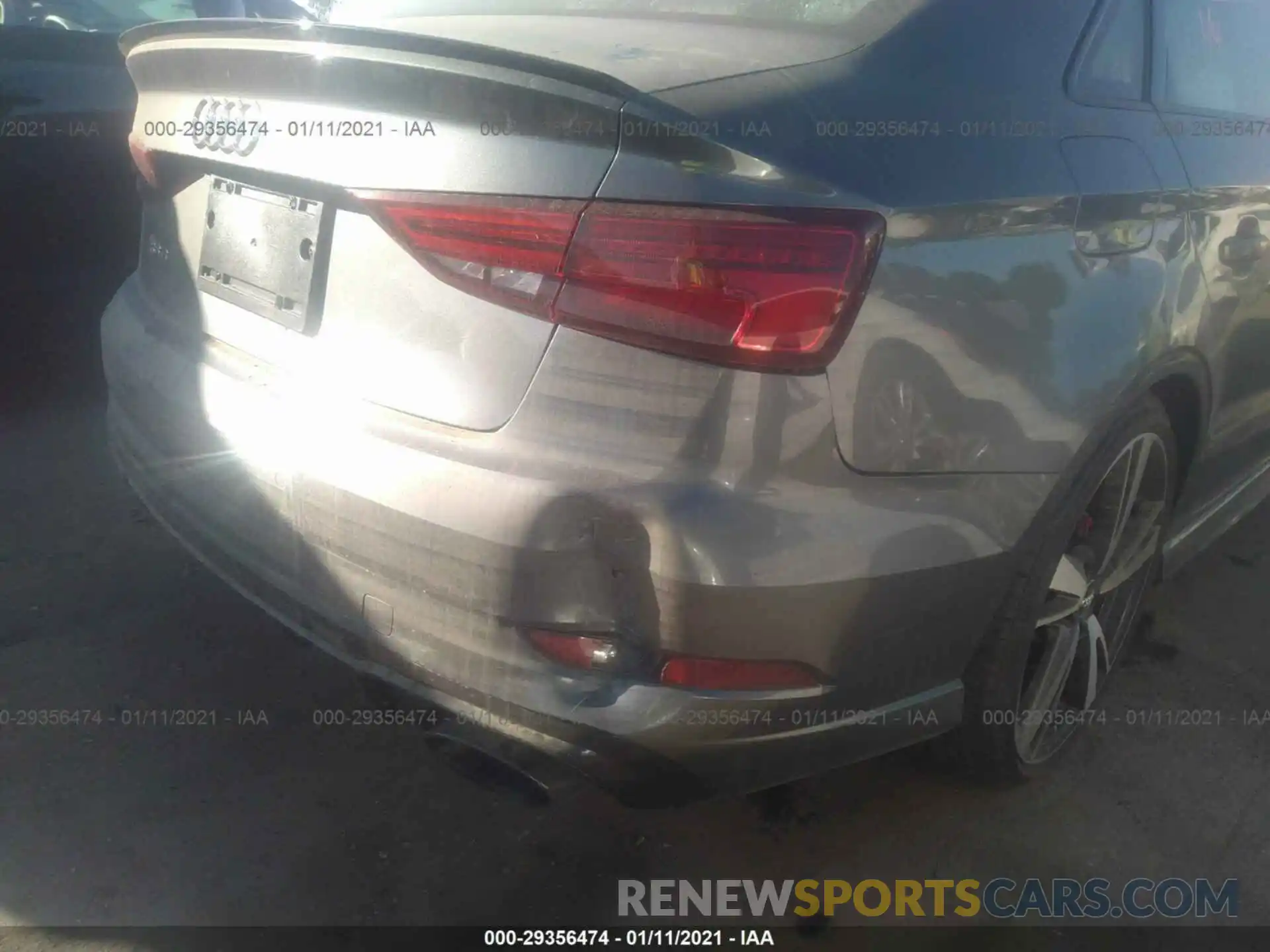 6 Photograph of a damaged car WUABWGFF3KA902332 AUDI RS 3 2019