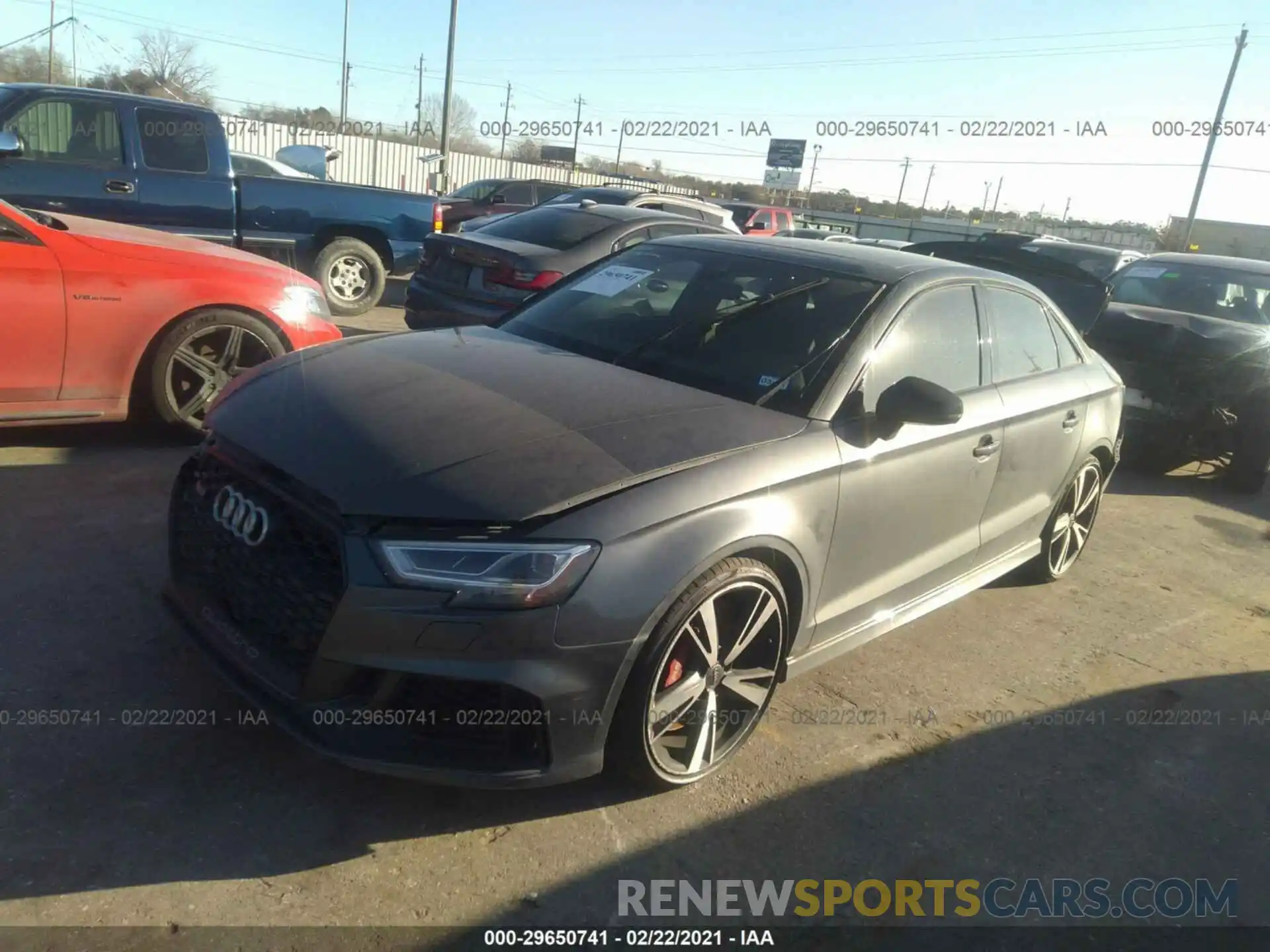 2 Photograph of a damaged car WUABWGFF8KA900043 AUDI RS 3 2019