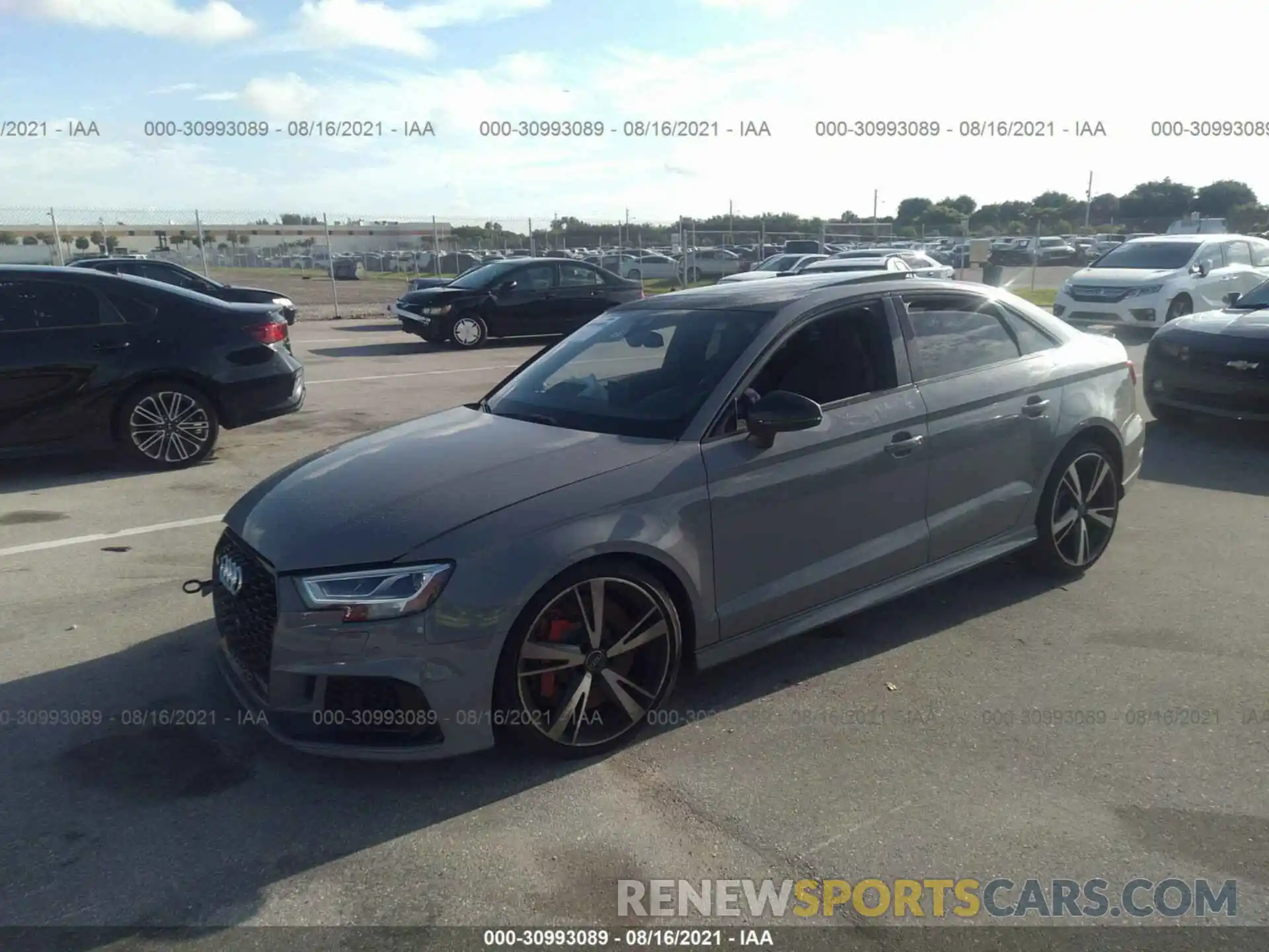 2 Photograph of a damaged car WUABWGFF8KA904254 AUDI RS 3 2019