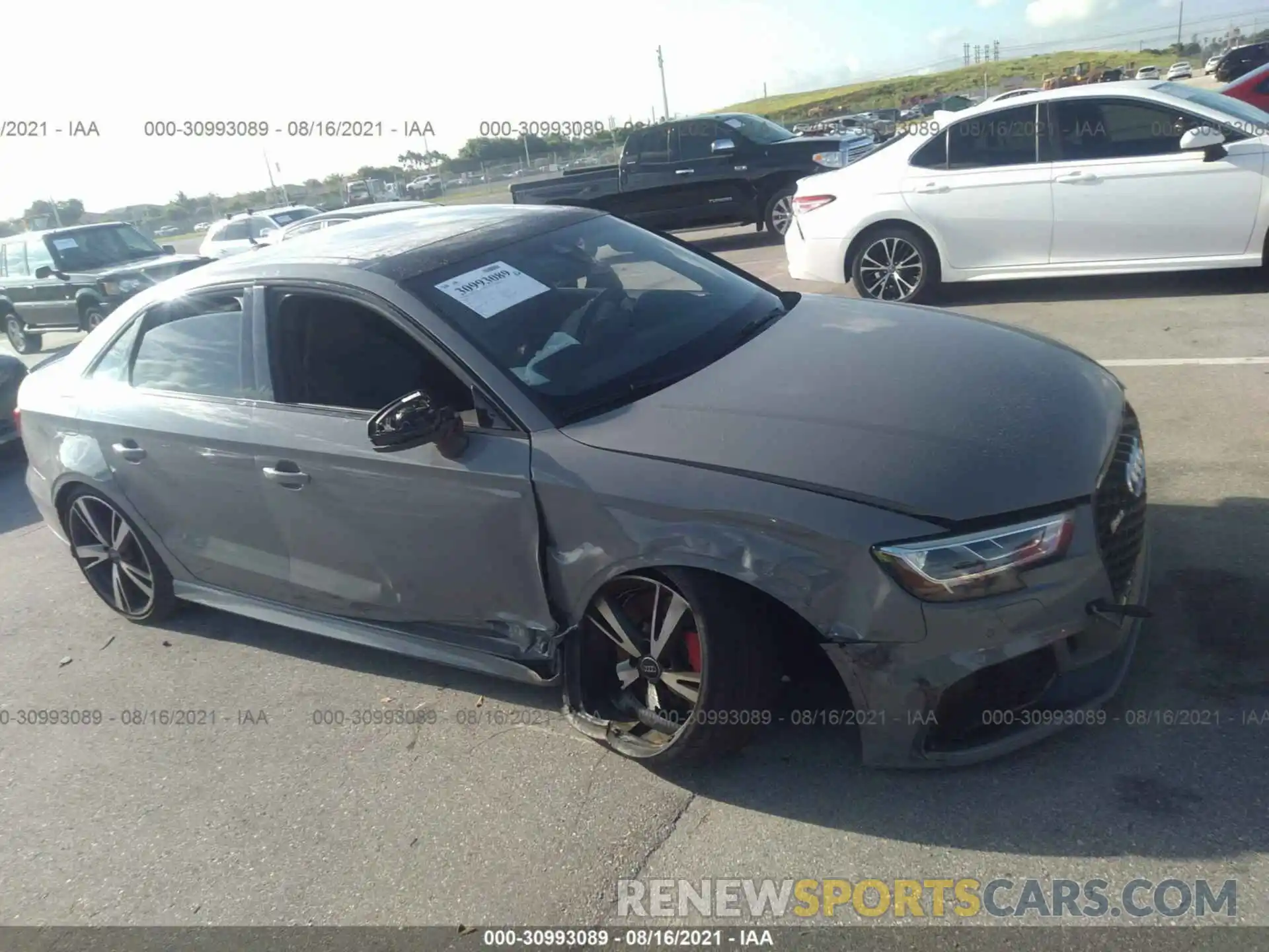 6 Photograph of a damaged car WUABWGFF8KA904254 AUDI RS 3 2019