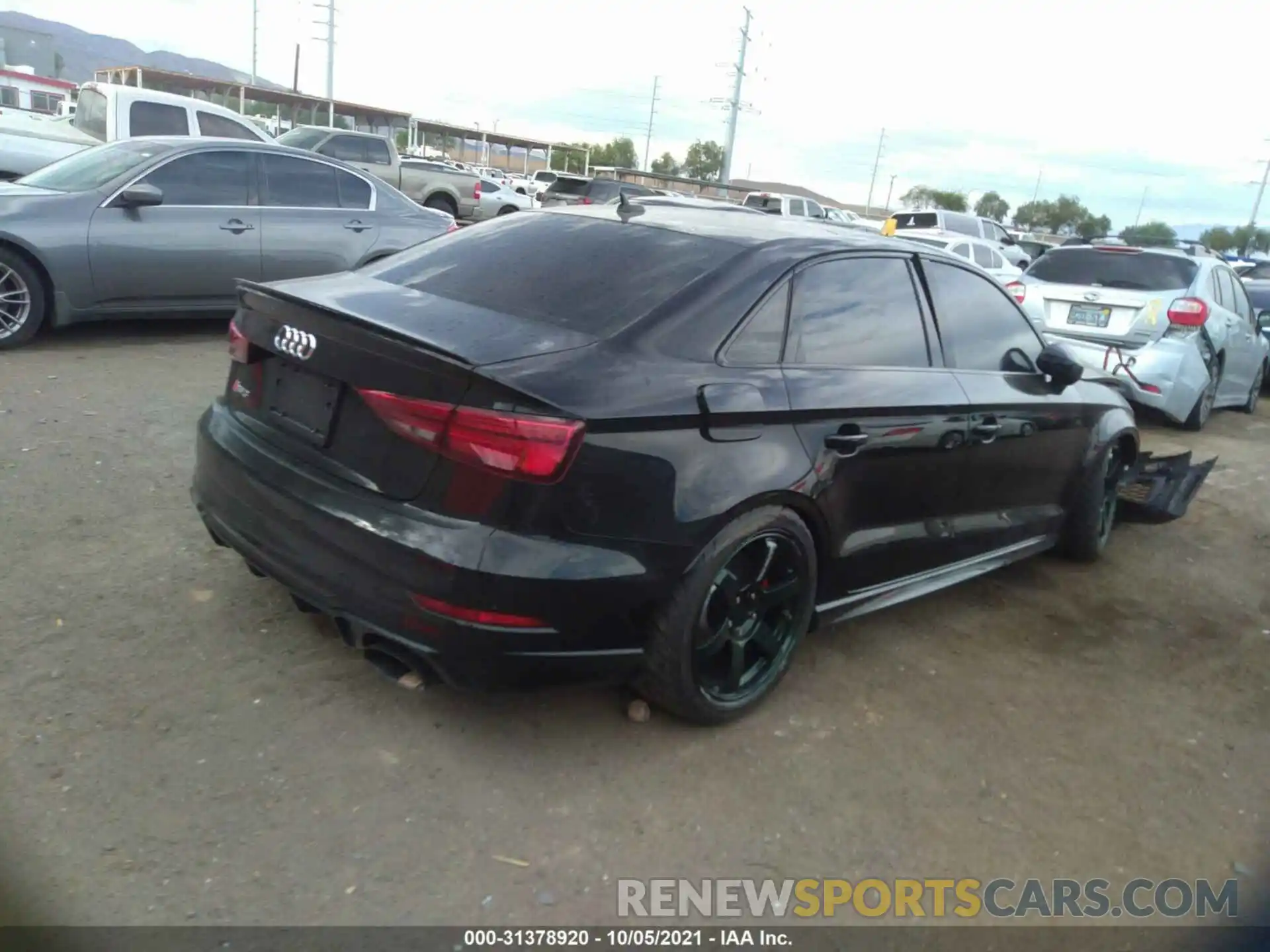 4 Photograph of a damaged car WUABWGFF9KA900293 AUDI RS 3 2019