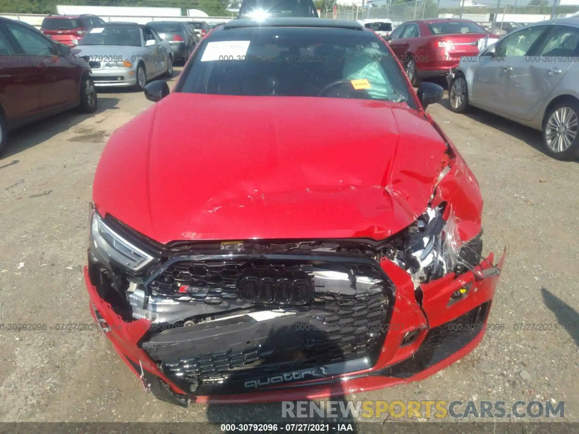 6 Photograph of a damaged car WUABWHFF5KA904153 AUDI RS 3 2019