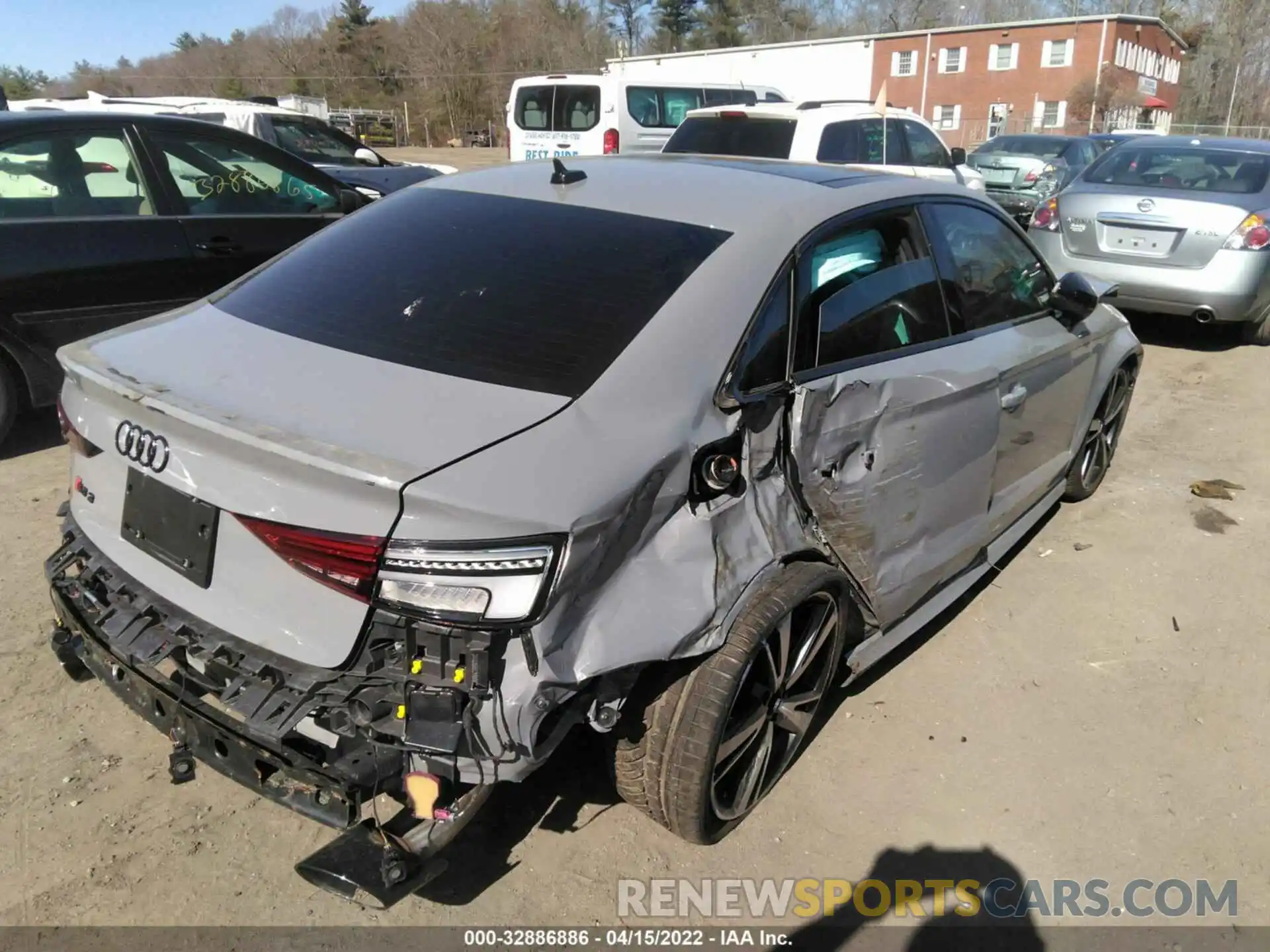 4 Photograph of a damaged car WUABWGFFXLA902541 AUDI RS 3 2020