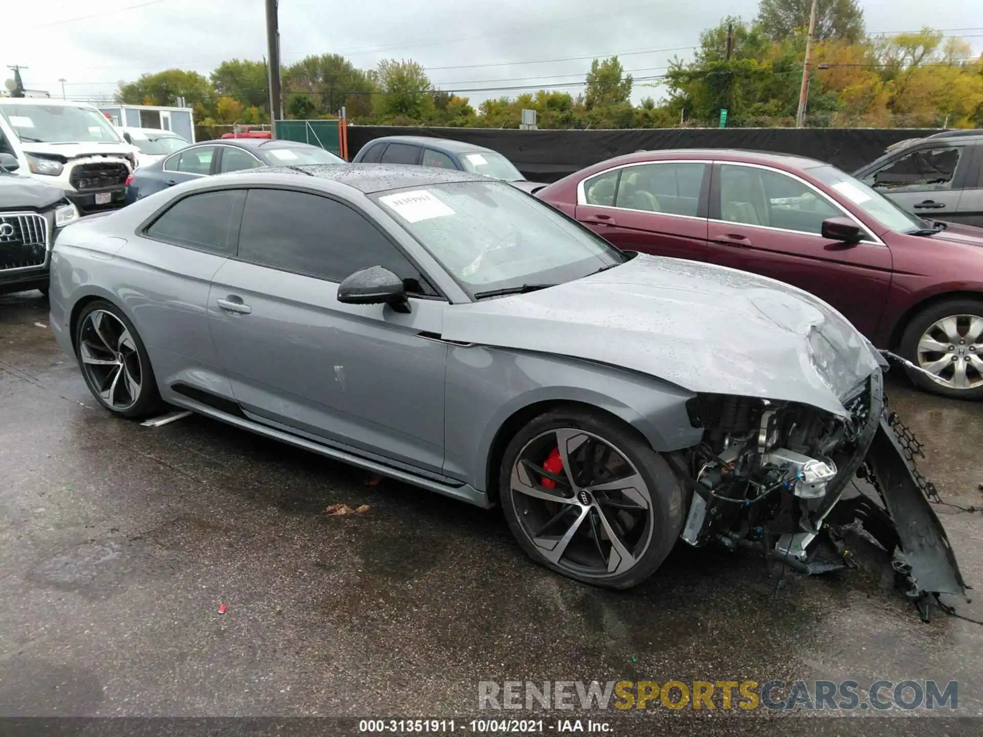 1 Photograph of a damaged car WUAPWAF51KA903439 AUDI RS 5 COUPE 2019