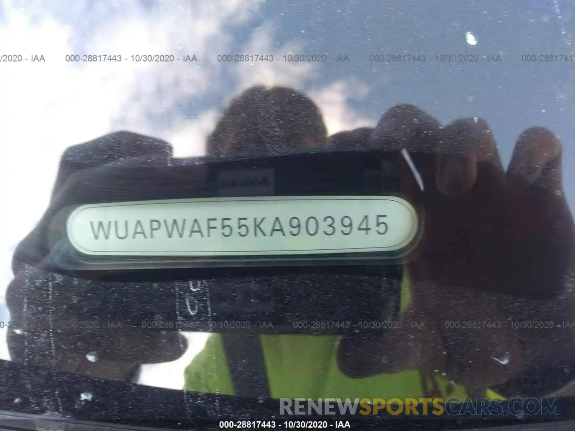 9 Photograph of a damaged car WUAPWAF55KA903945 AUDI RS 5 COUPE 2019