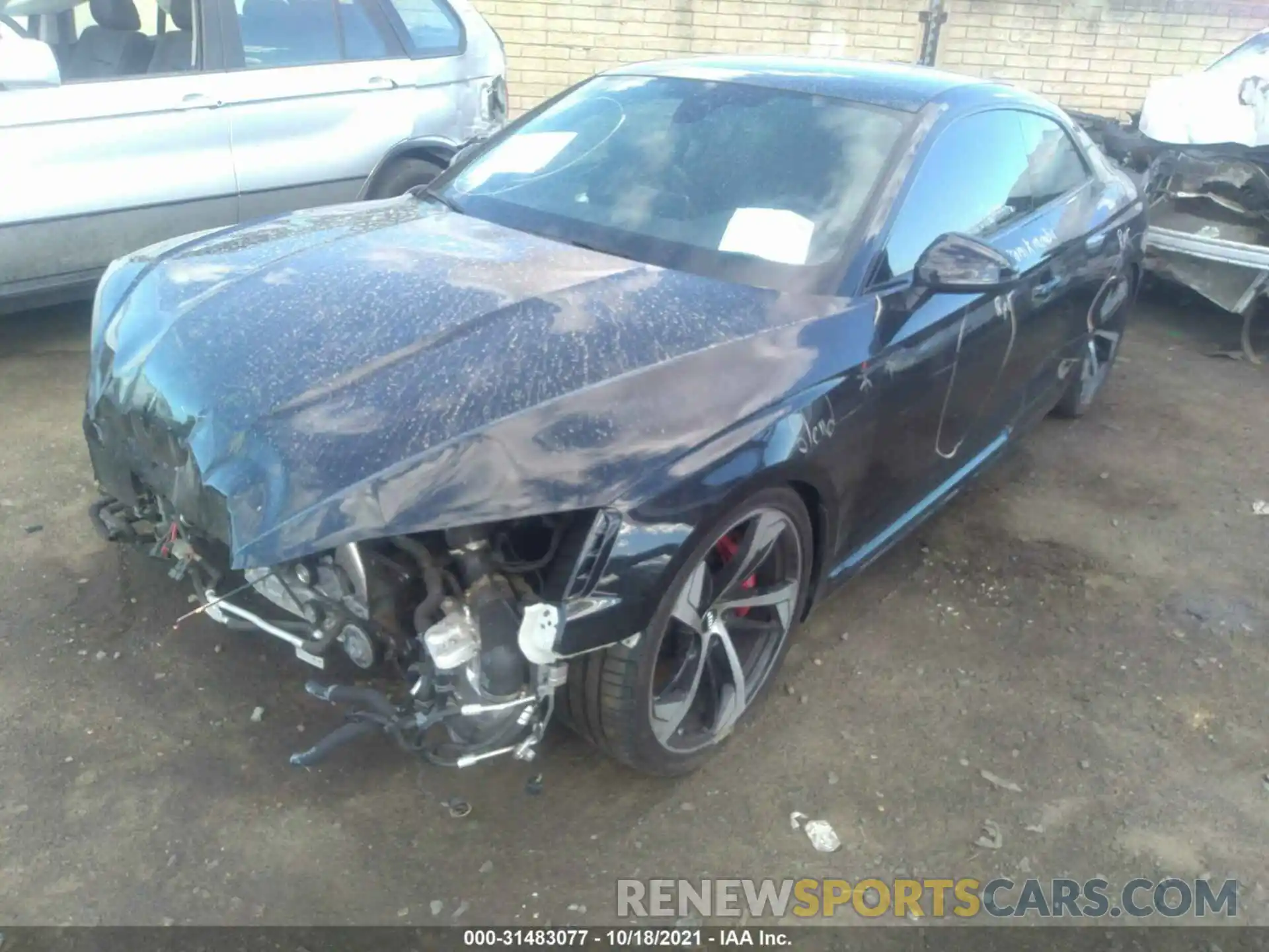 2 Photograph of a damaged car WUAPWAF55KA907283 AUDI RS 5 COUPE 2019