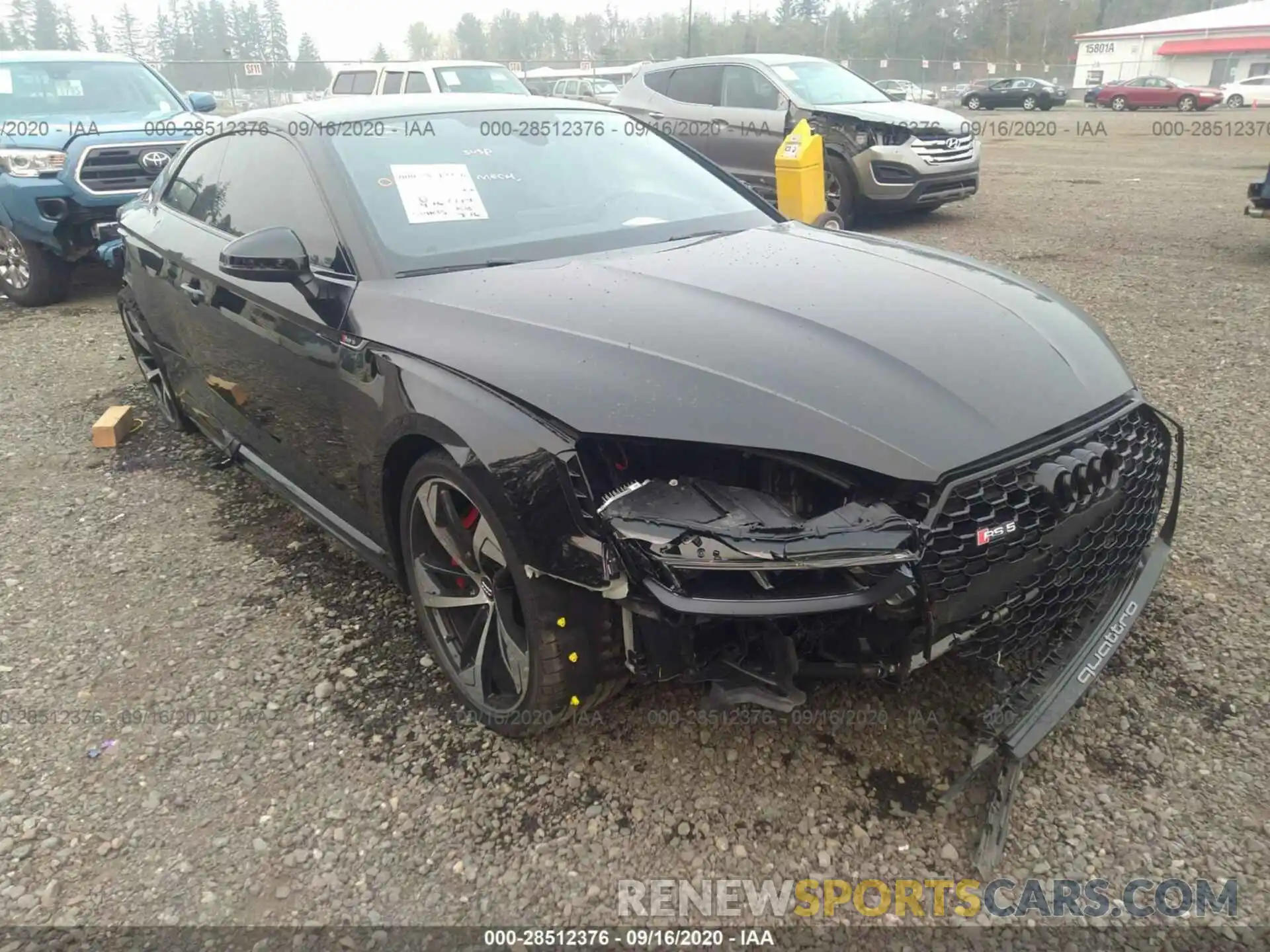 1 Photograph of a damaged car WUAPWAF58KA907939 AUDI RS 5 COUPE 2019