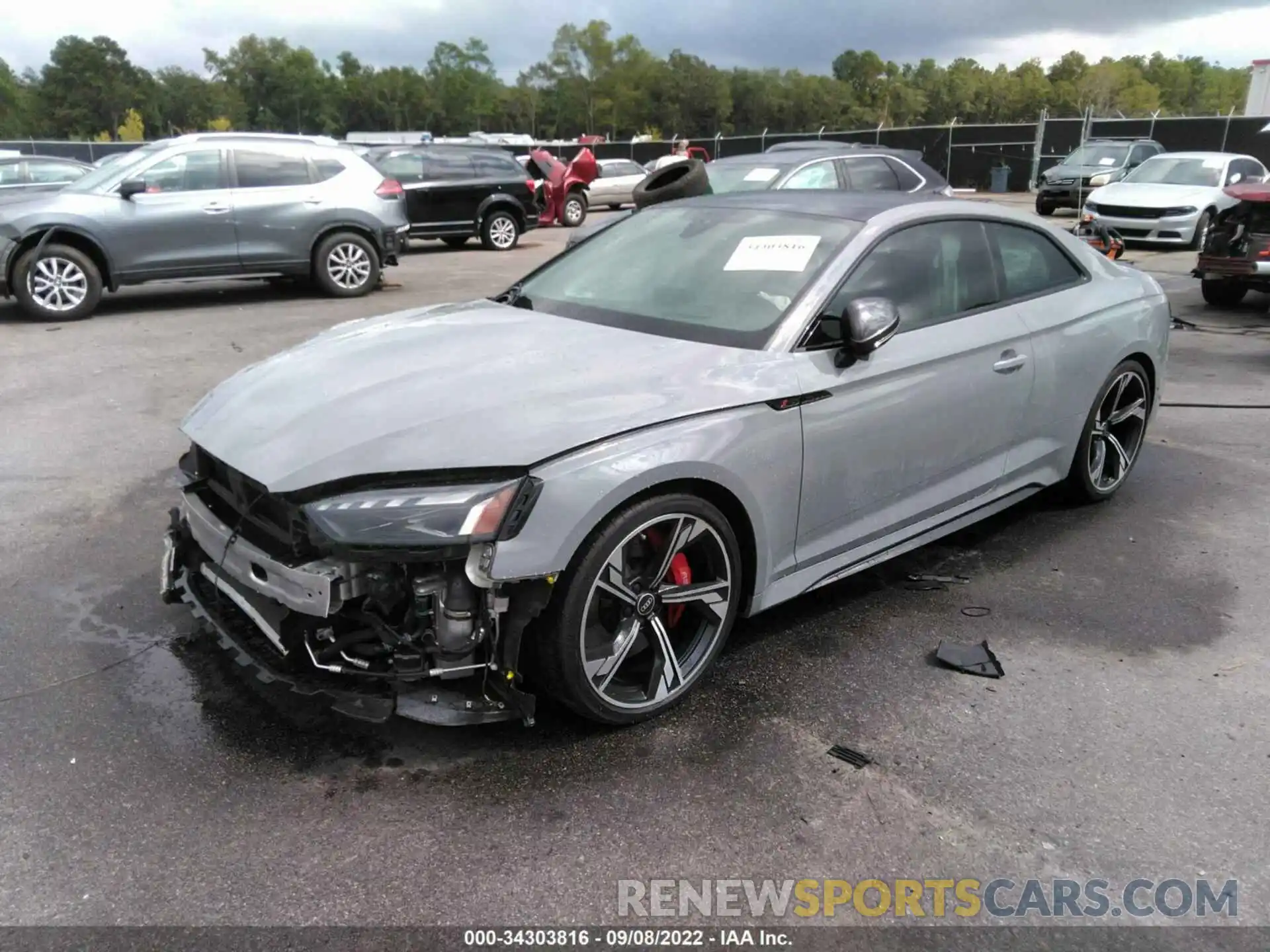 2 Photograph of a damaged car WUANWAF57MA902435 AUDI RS 5 COUPE 2021