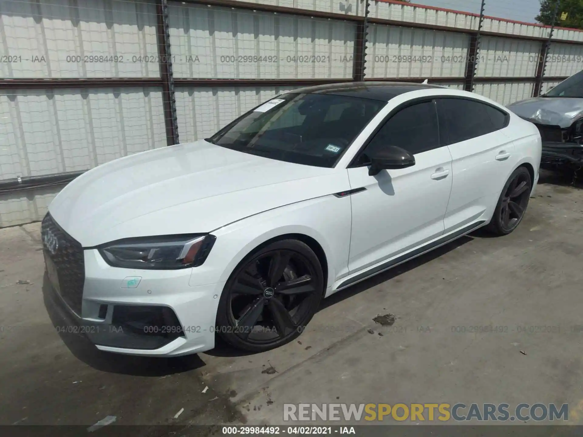 2 Photograph of a damaged car WUABWCF50KA900294 AUDI RS 5 SPORTBACK 2019