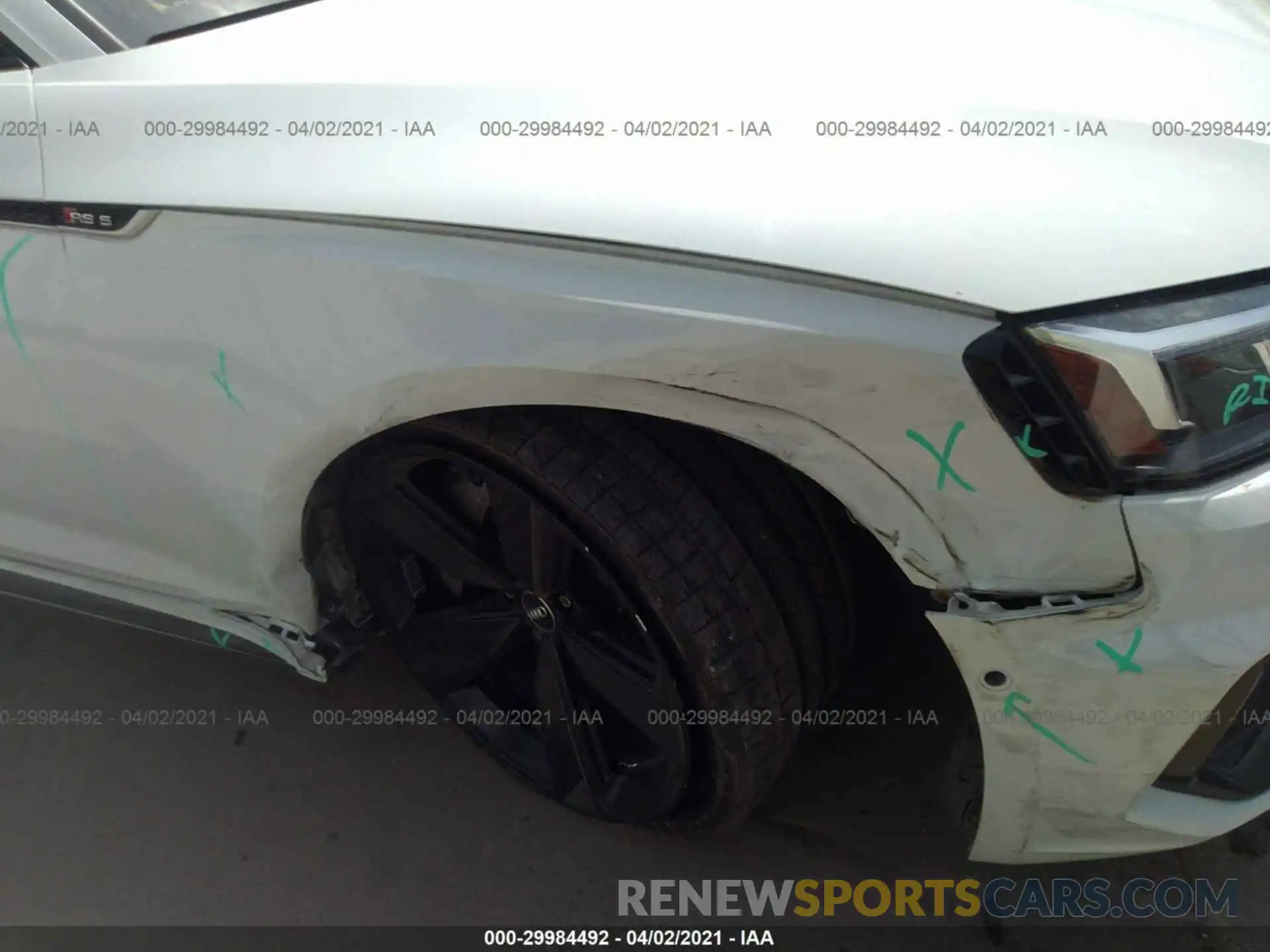 6 Photograph of a damaged car WUABWCF50KA900294 AUDI RS 5 SPORTBACK 2019