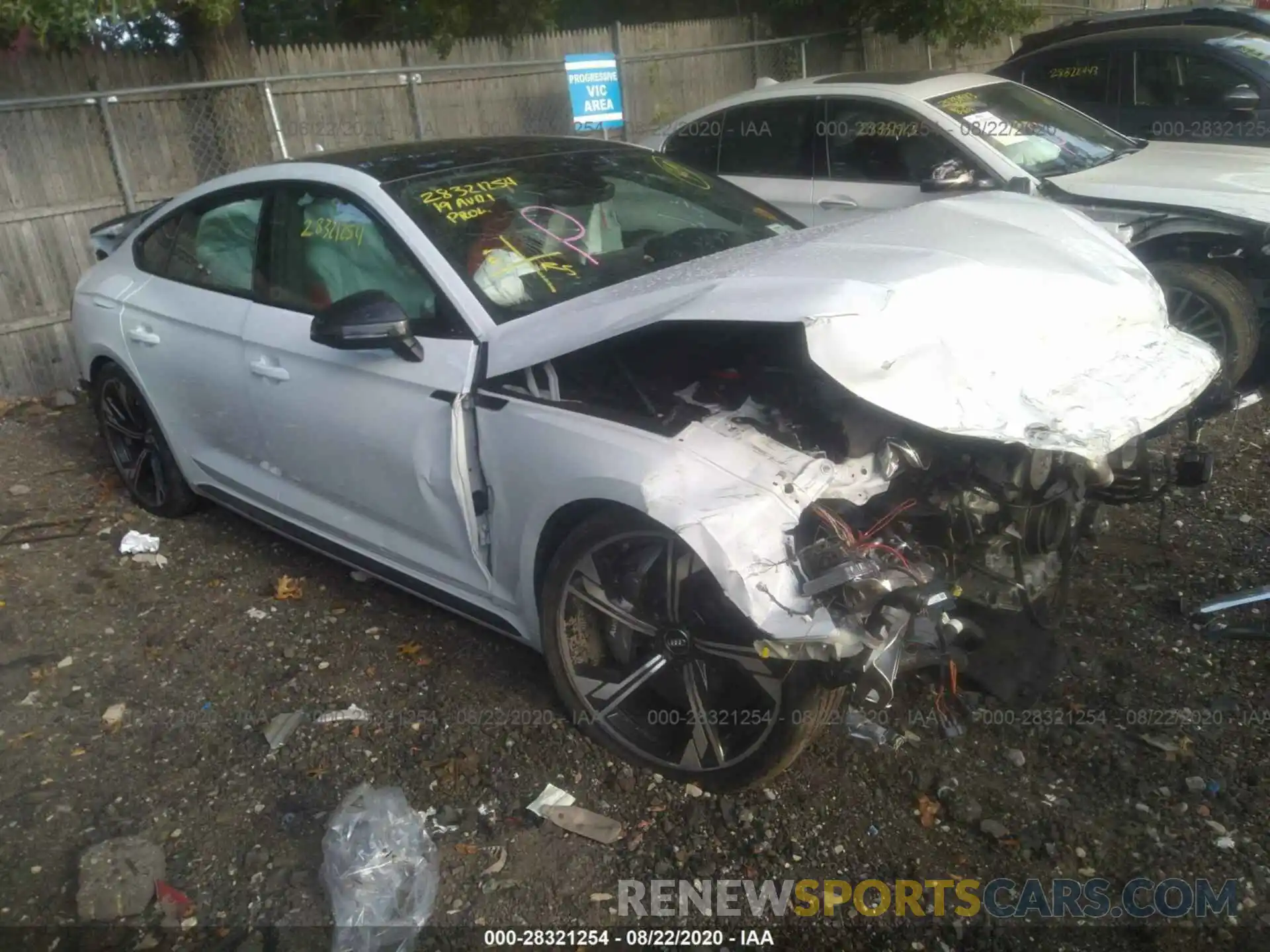 1 Photograph of a damaged car WUABWCF50KA904586 AUDI RS 5 SPORTBACK 2019