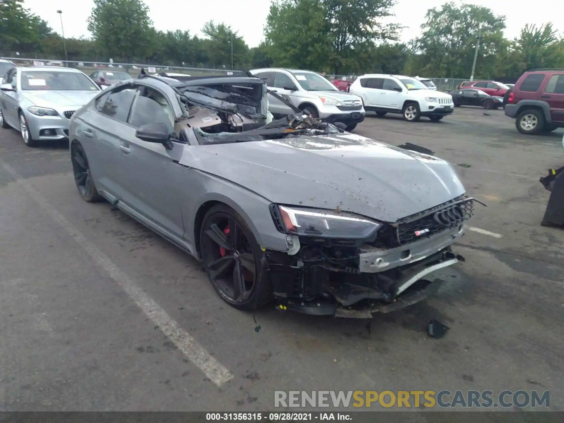 1 Photograph of a damaged car WUABWCF50KA907455 AUDI RS 5 SPORTBACK 2019