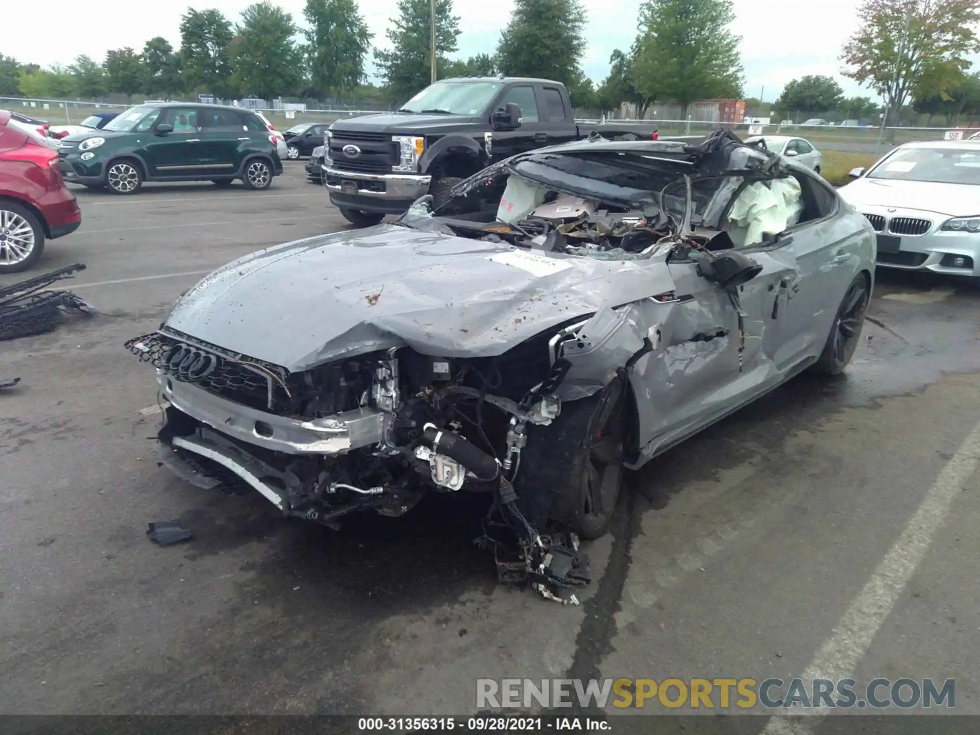 2 Photograph of a damaged car WUABWCF50KA907455 AUDI RS 5 SPORTBACK 2019