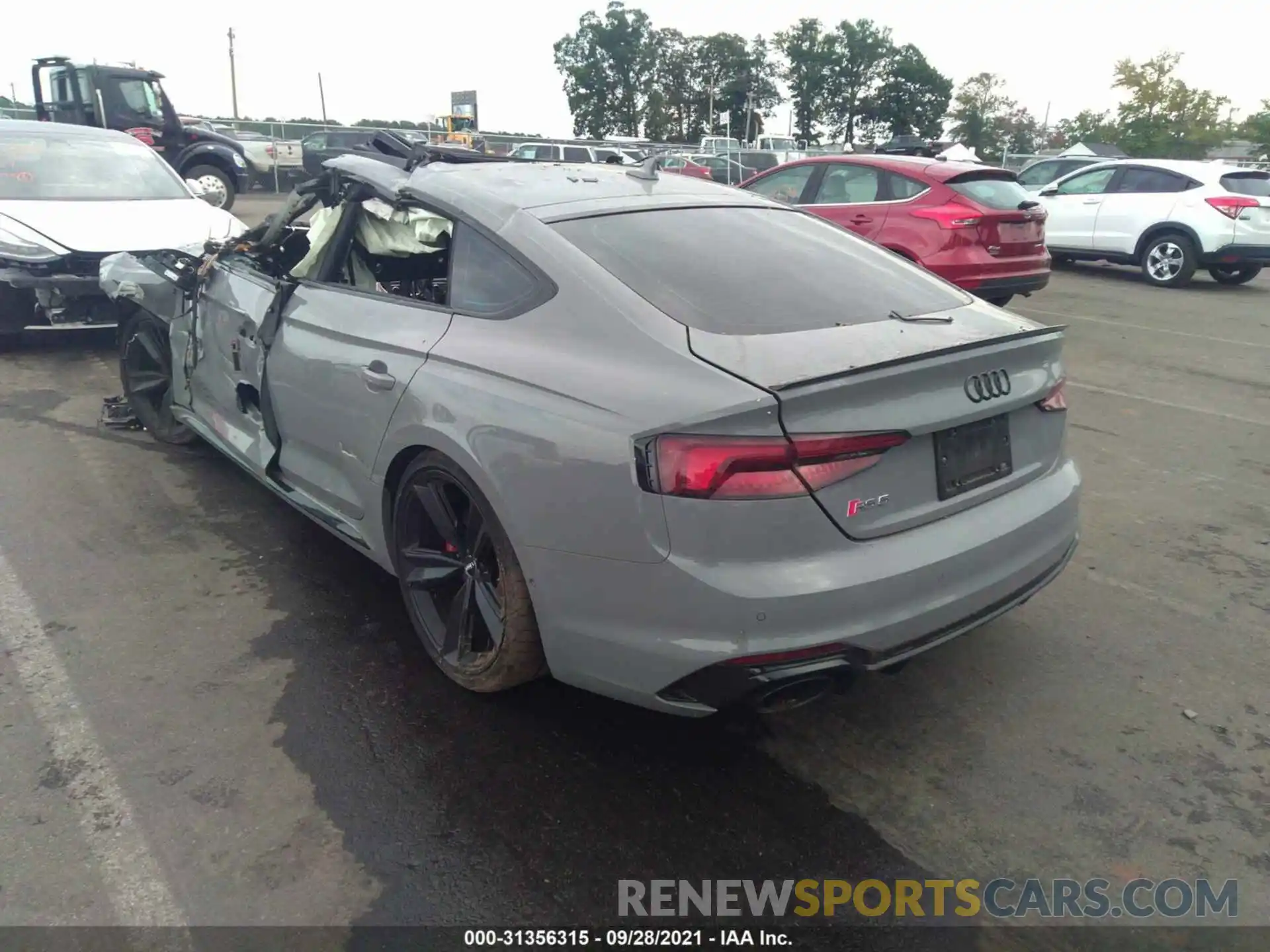 3 Photograph of a damaged car WUABWCF50KA907455 AUDI RS 5 SPORTBACK 2019