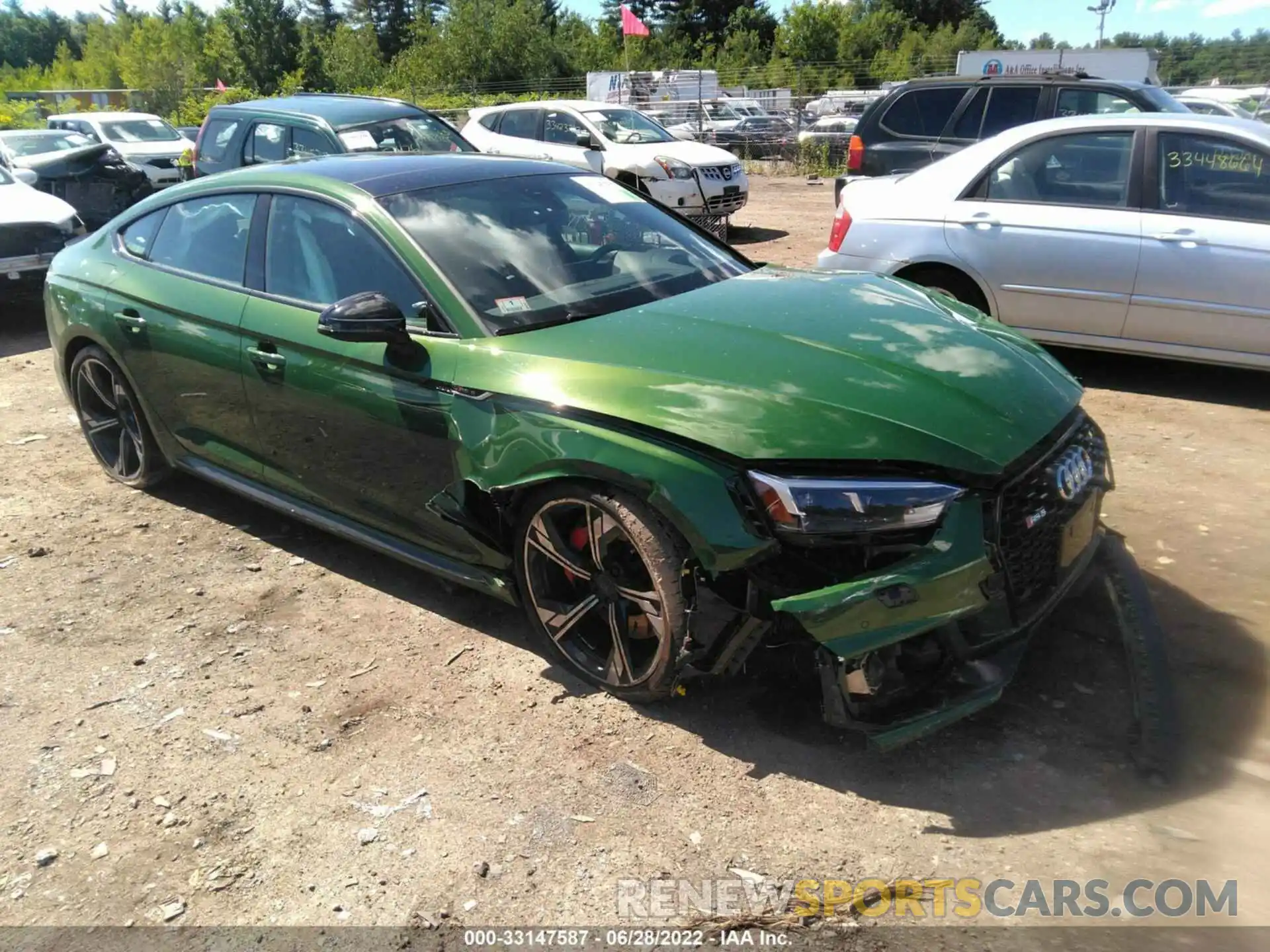 1 Photograph of a damaged car WUABWCF53KA902766 AUDI RS 5 SPORTBACK 2019