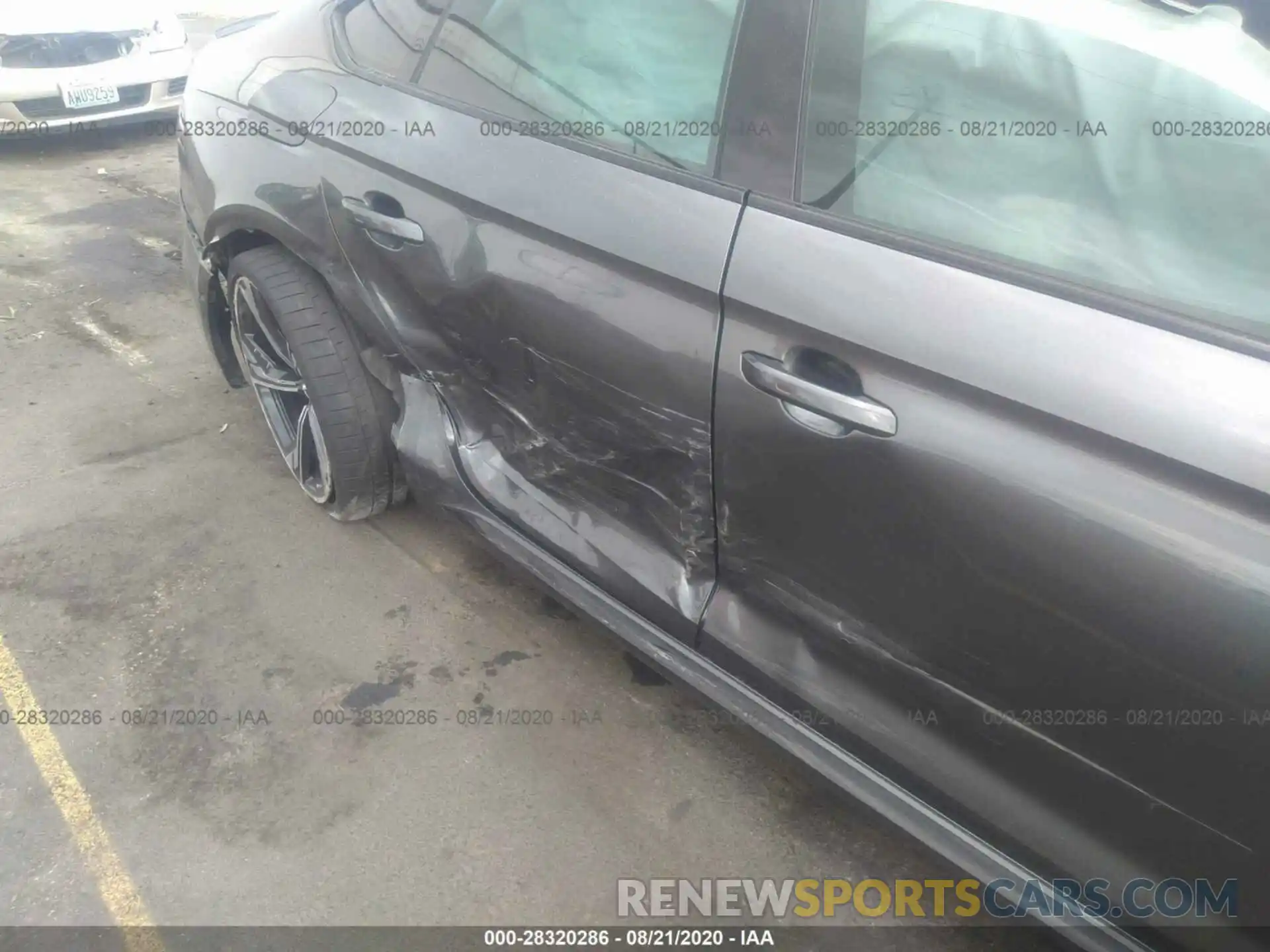 6 Photograph of a damaged car WUABWCF53KA903898 AUDI RS 5 SPORTBACK 2019