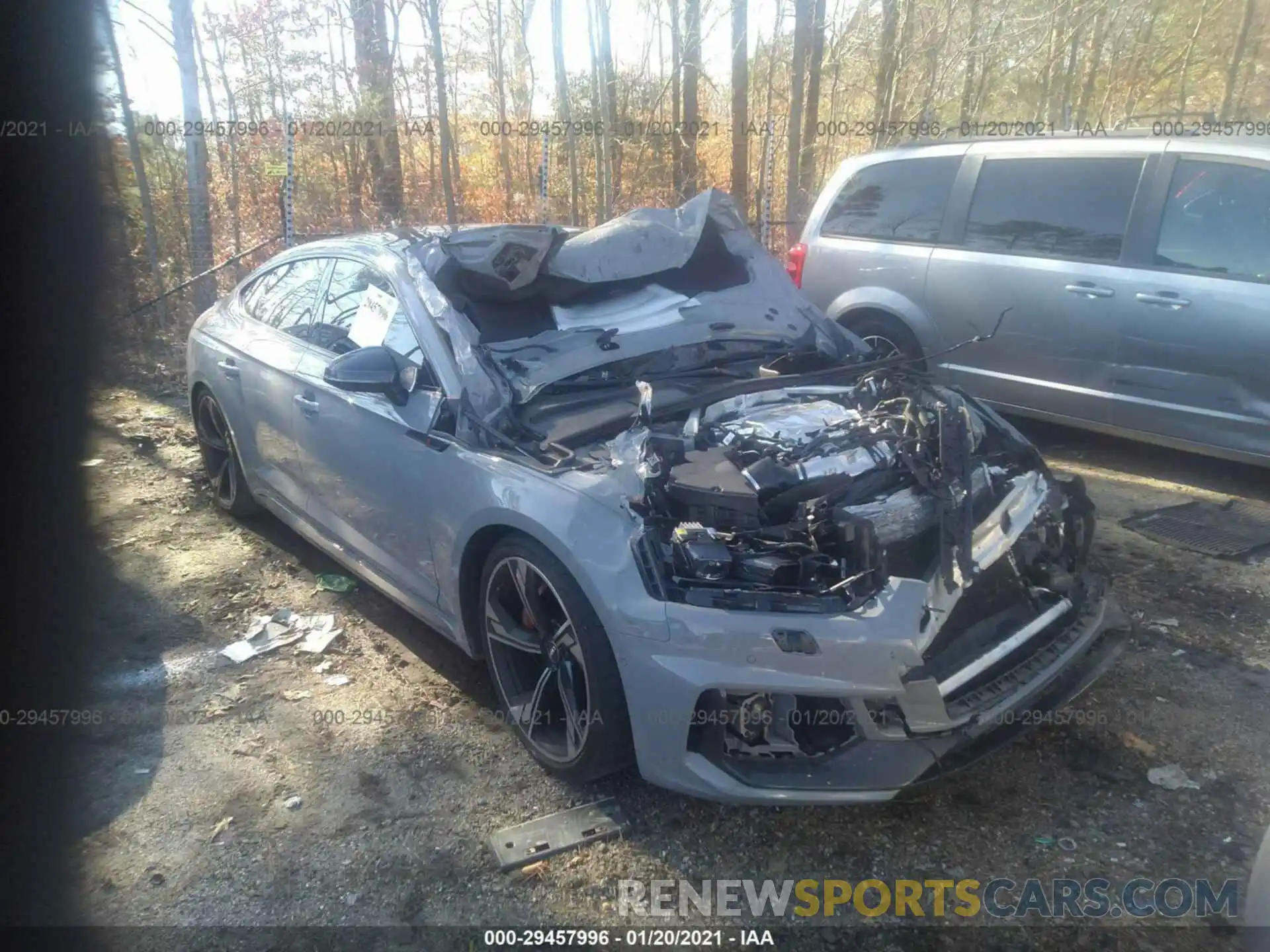 1 Photograph of a damaged car WUABWCF59KA901332 AUDI RS 5 SPORTBACK 2019