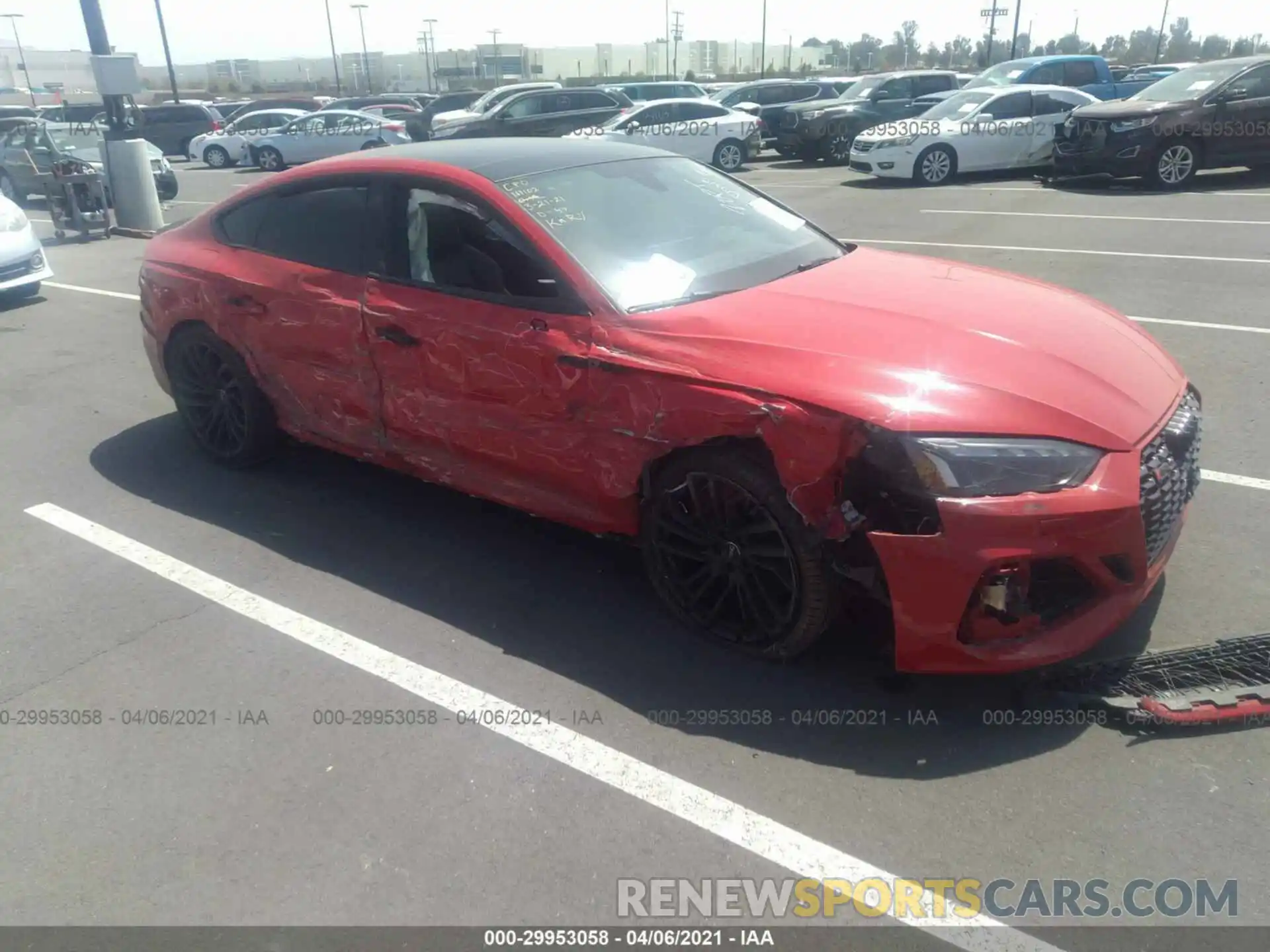 1 Photograph of a damaged car WUAAWCF55MA900712 AUDI RS 5 SPORTBACK 2021