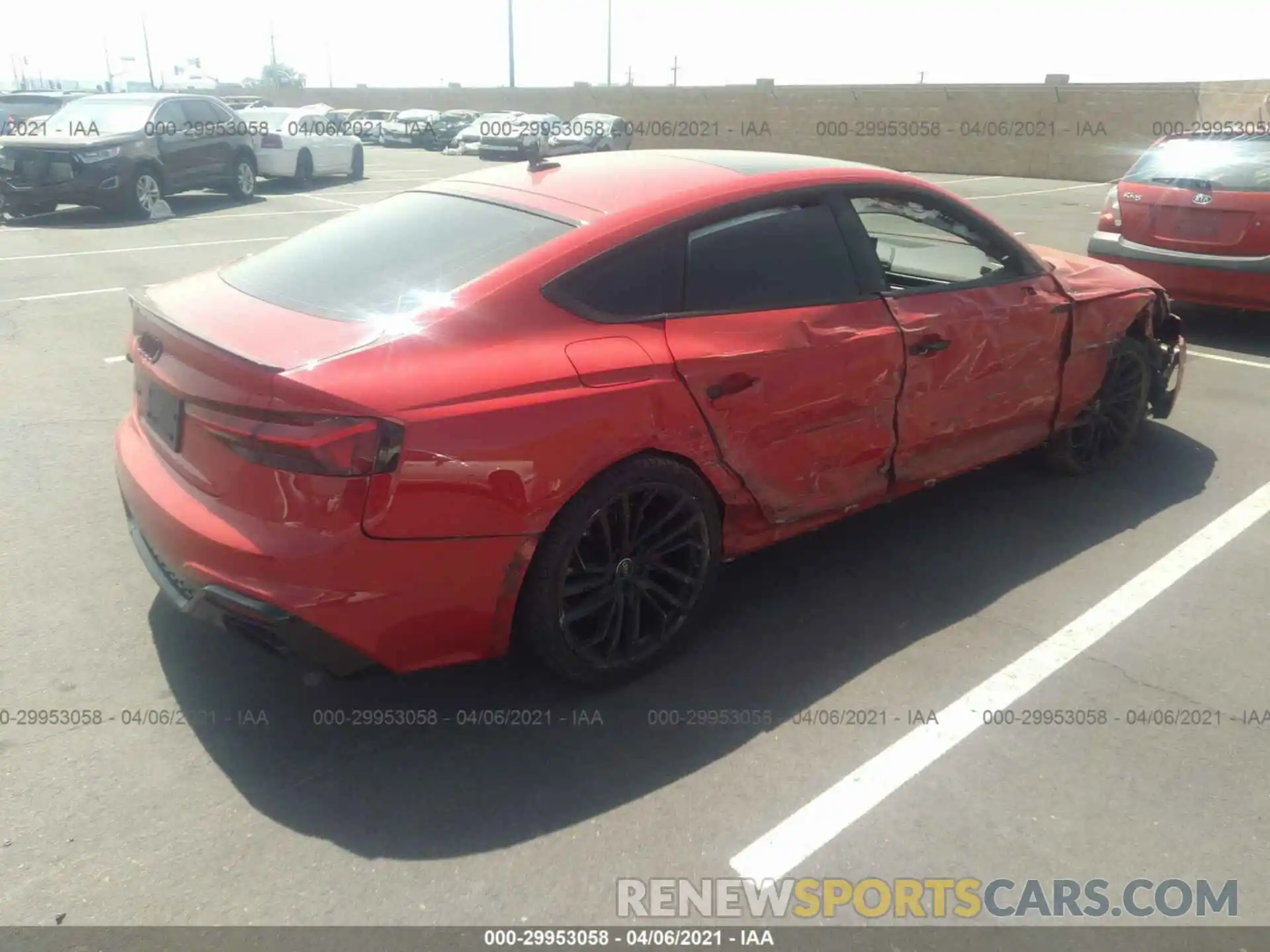 4 Photograph of a damaged car WUAAWCF55MA900712 AUDI RS 5 SPORTBACK 2021