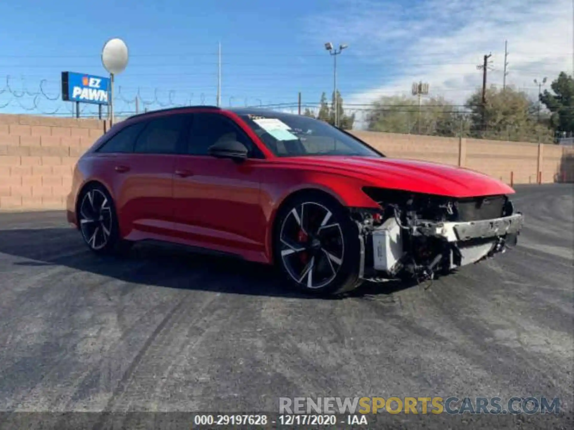 1 Photograph of a damaged car WUA1CBF22MN900510 AUDI RS 6 AVANT 2021