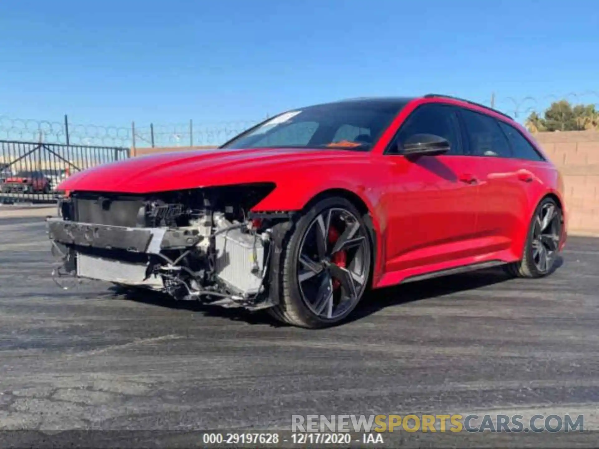 2 Photograph of a damaged car WUA1CBF22MN900510 AUDI RS 6 AVANT 2021