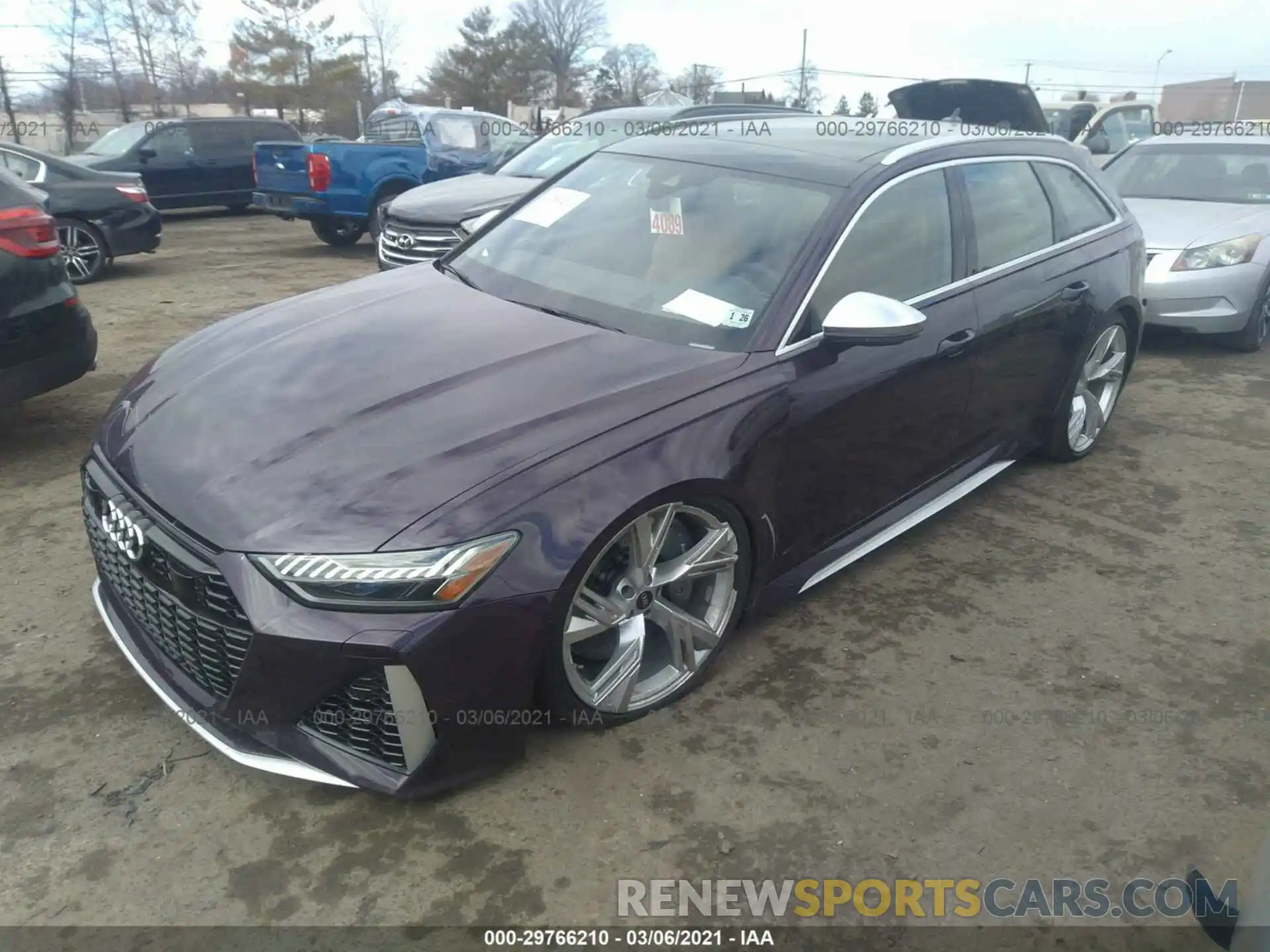 2 Photograph of a damaged car WUA1CBF27MN903483 AUDI RS 6 AVANT 2021