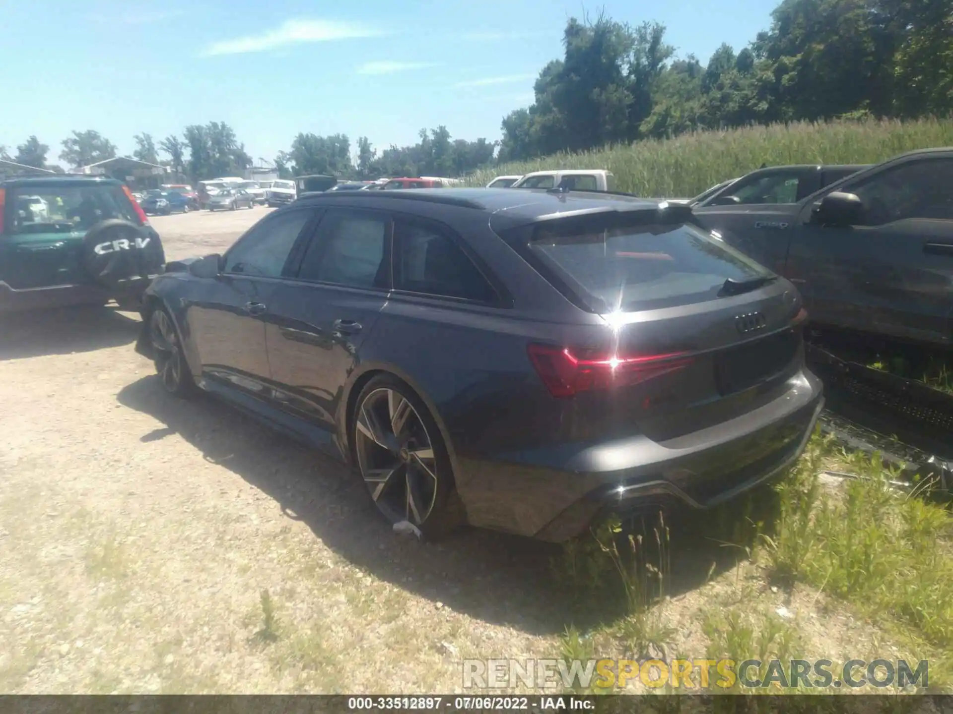 3 Photograph of a damaged car WUA1CBF23NN904115 AUDI RS 6 AVANT 2022