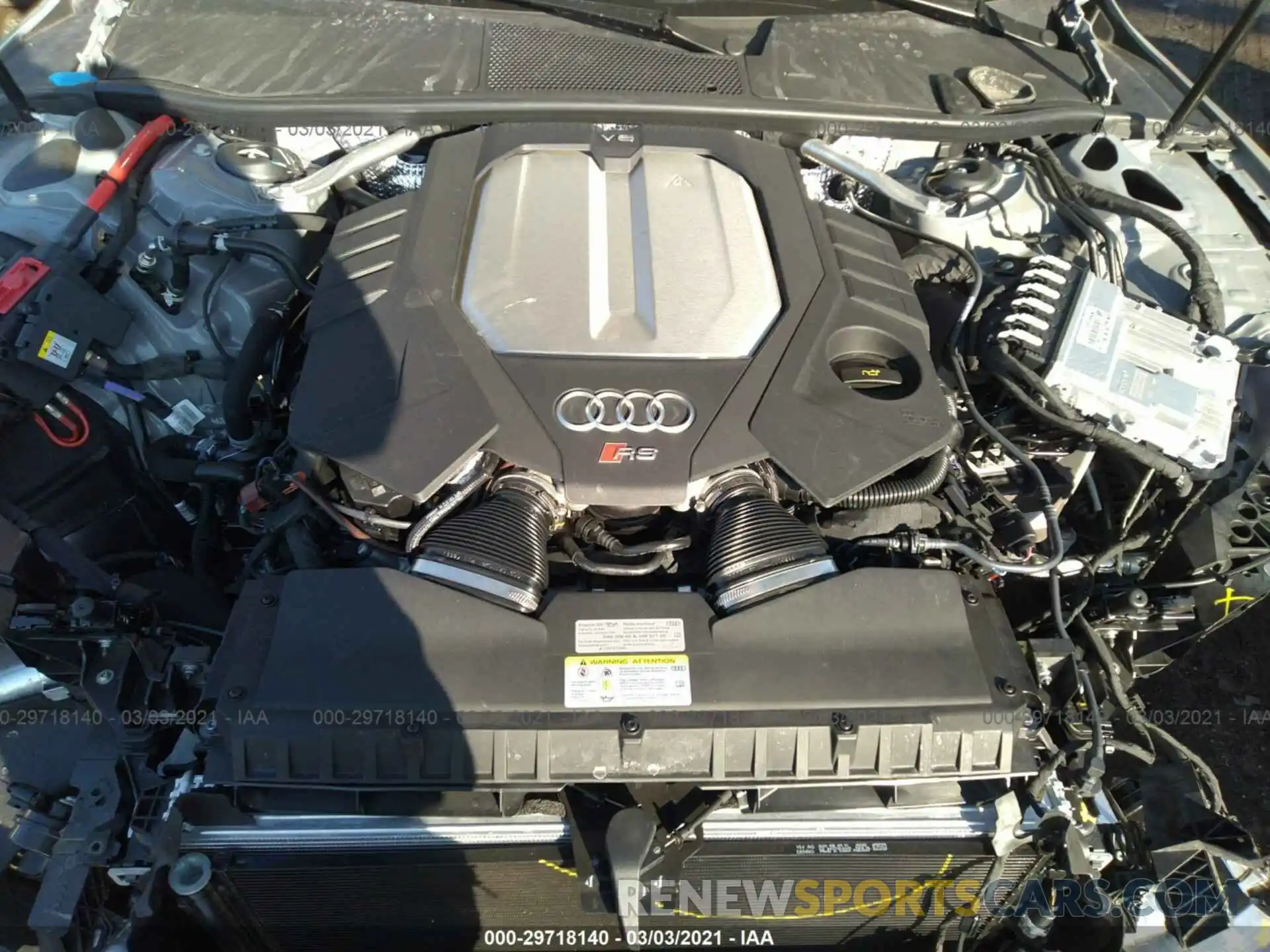 10 Фотография поврежденного автомобиля WUAPCBF20MN903108 AUDI RS 7 2021