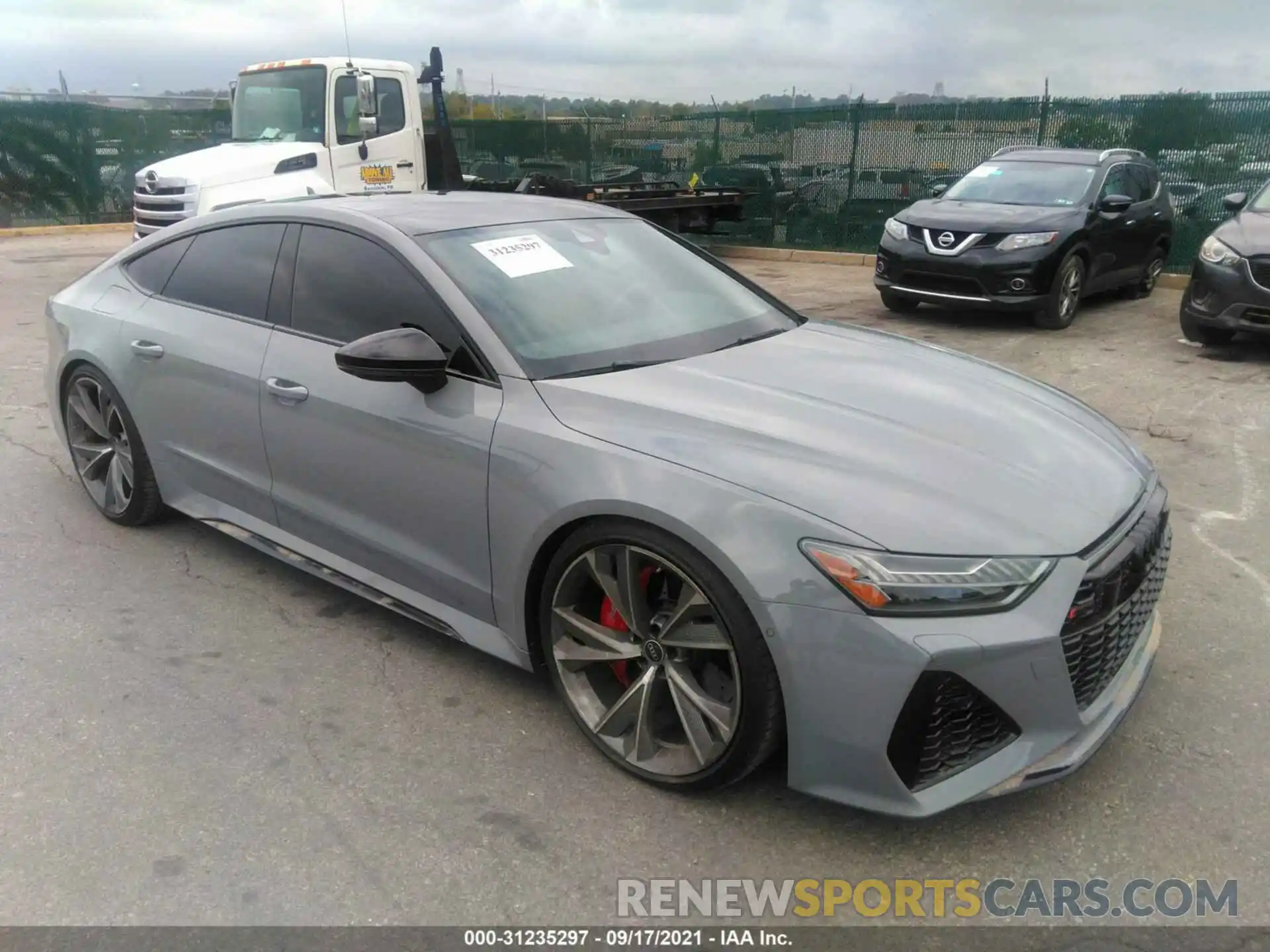 1 Photograph of a damaged car WUAPCBF24MN908618 AUDI RS 7 2021