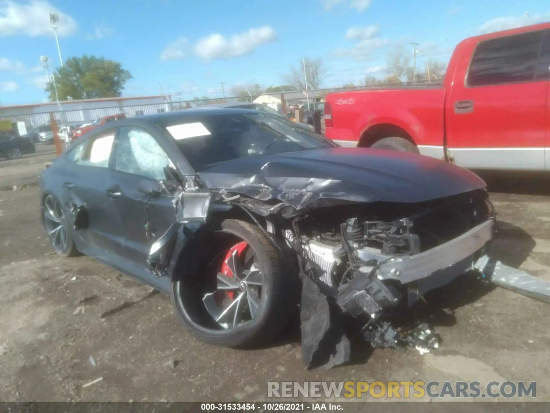 1 Photograph of a damaged car WUAPCBF28MN905284 AUDI RS 7 2021