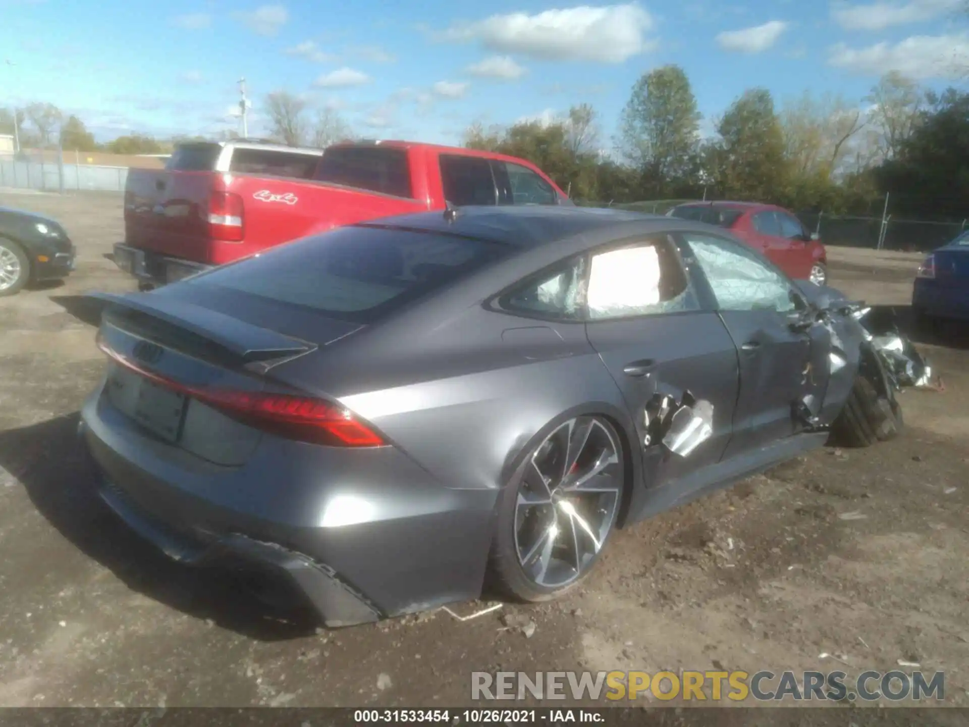 4 Photograph of a damaged car WUAPCBF28MN905284 AUDI RS 7 2021