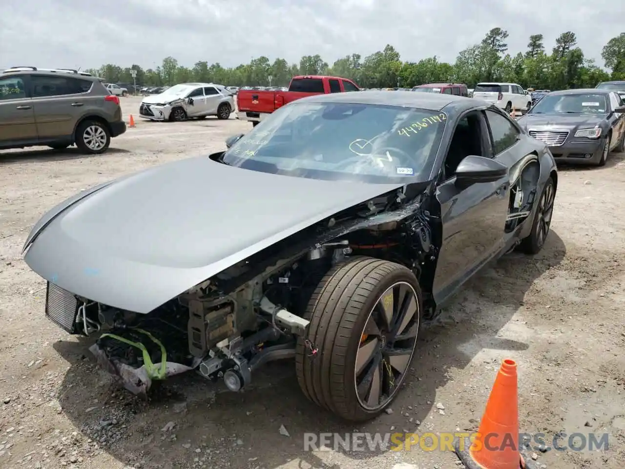 2 Photograph of a damaged car WAUBHBFW2N7901679 AUDI RS E-TRON 2022