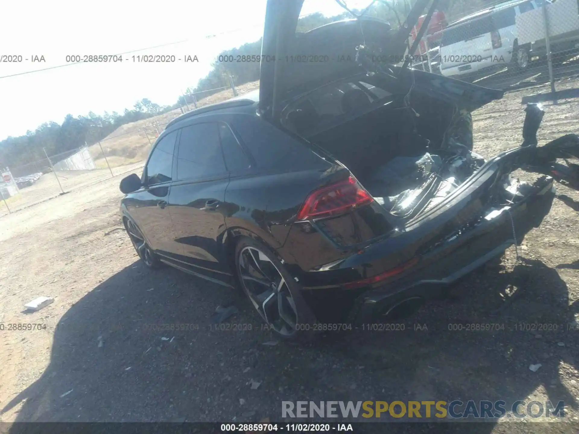 3 Photograph of a damaged car WU1ARBF10LD022439 AUDI RS Q8 2020