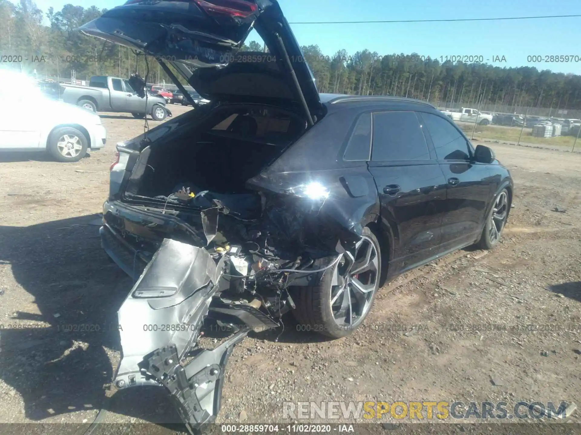 4 Photograph of a damaged car WU1ARBF10LD022439 AUDI RS Q8 2020