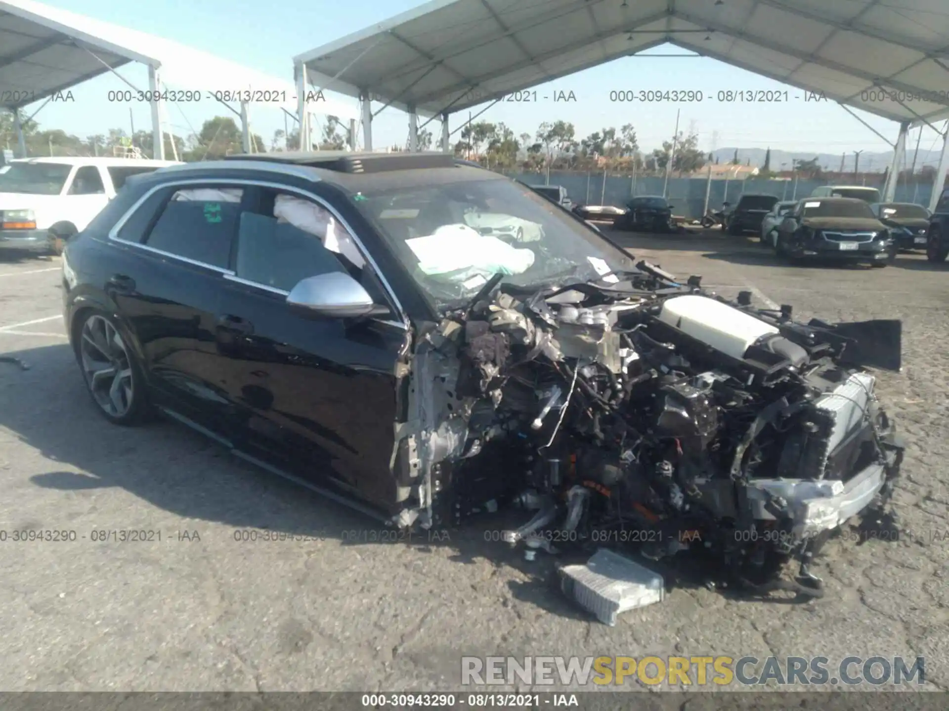 1 Photograph of a damaged car WU1ARBF10MD039095 AUDI RS Q8 2021