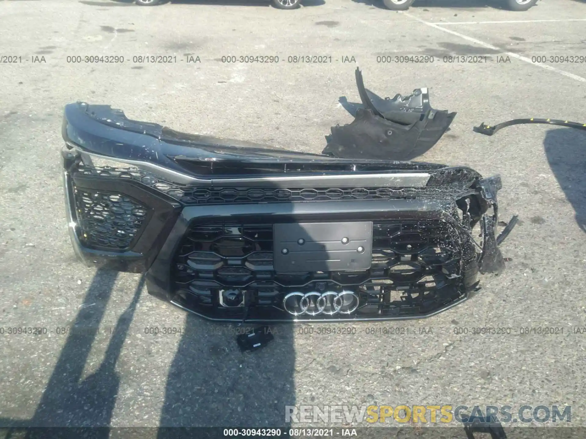 12 Photograph of a damaged car WU1ARBF10MD039095 AUDI RS Q8 2021