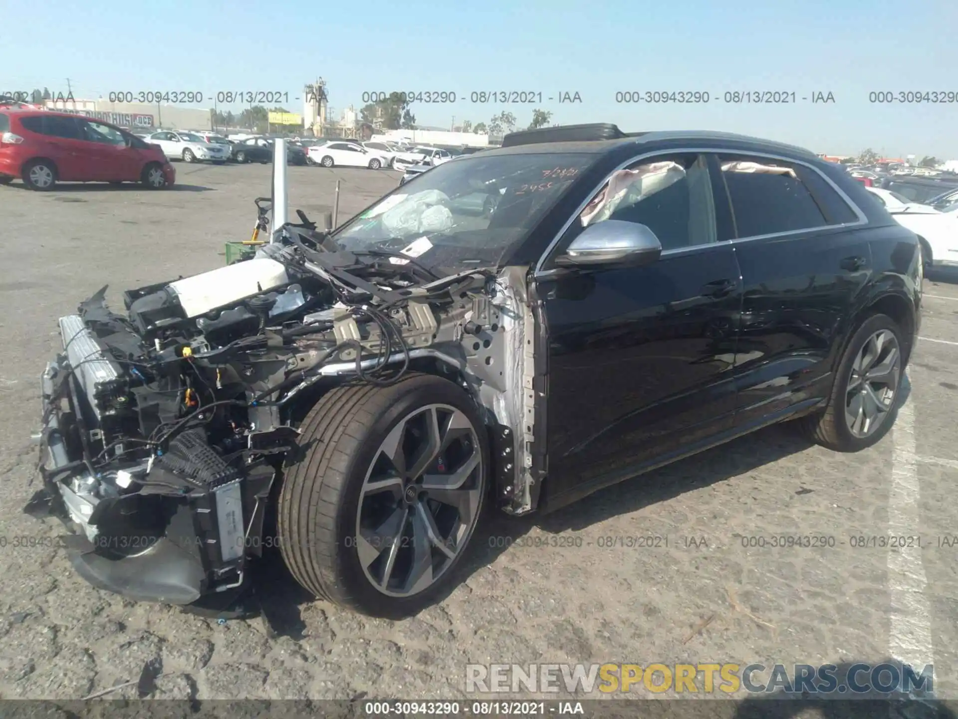 2 Photograph of a damaged car WU1ARBF10MD039095 AUDI RS Q8 2021