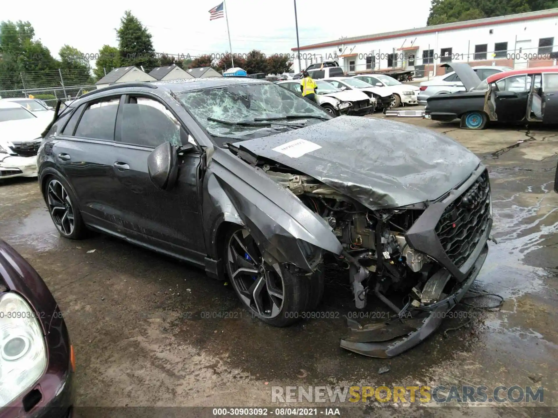 1 Photograph of a damaged car WU1ARBF11MD010155 AUDI RS Q8 2021