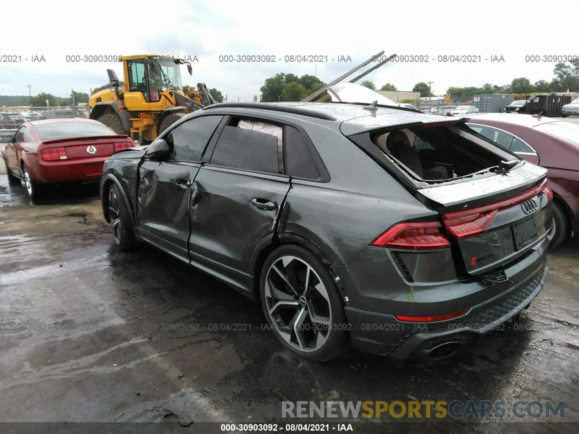 11 Фотография поврежденного автомобиля WU1ARBF11MD010155 AUDI RS Q8 2021