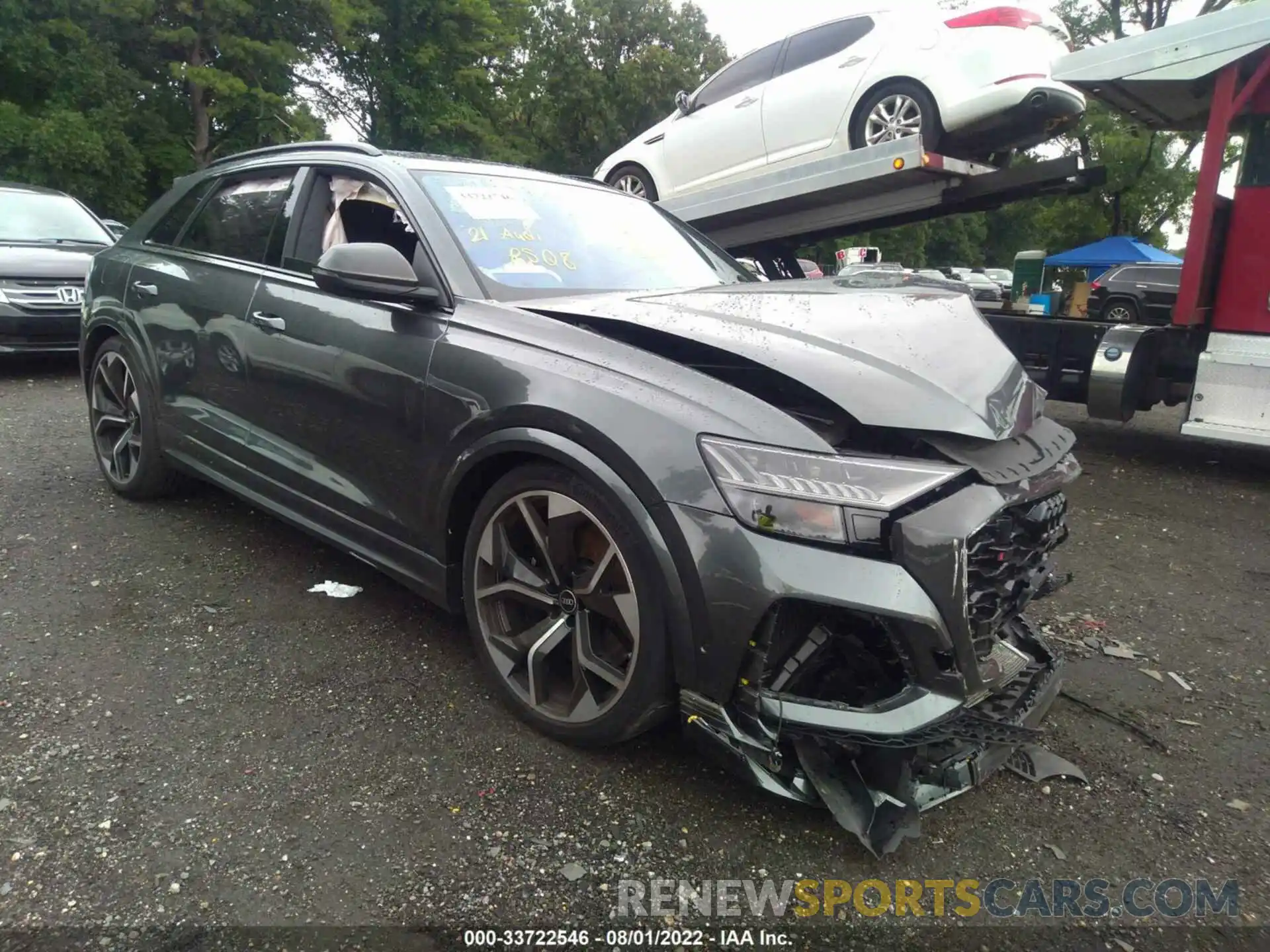 1 Photograph of a damaged car WU1ARBF14MD038550 AUDI RS Q8 2021