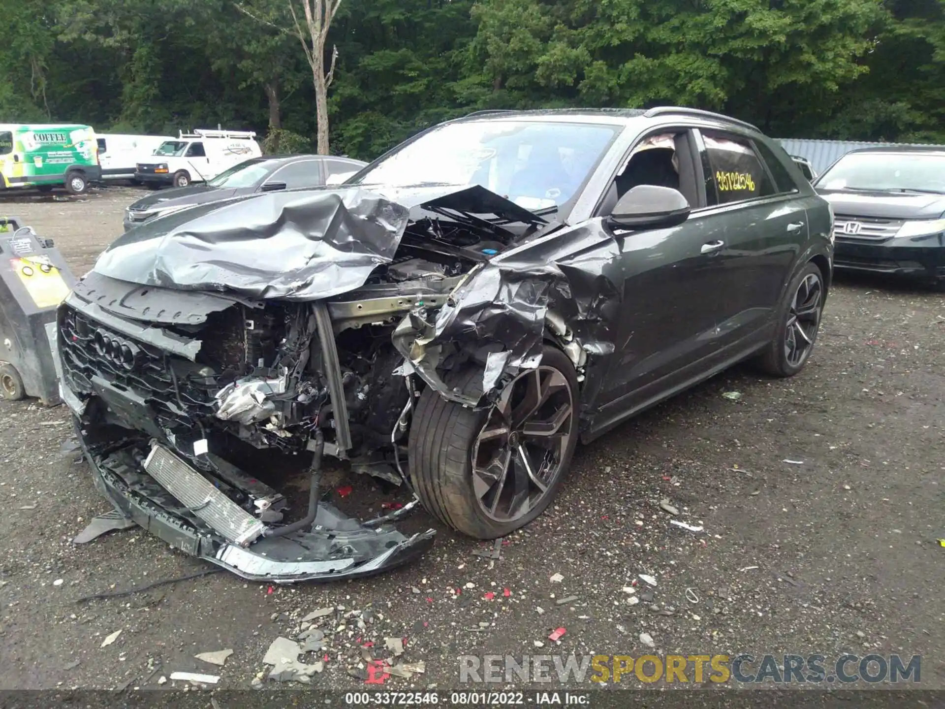 2 Photograph of a damaged car WU1ARBF14MD038550 AUDI RS Q8 2021