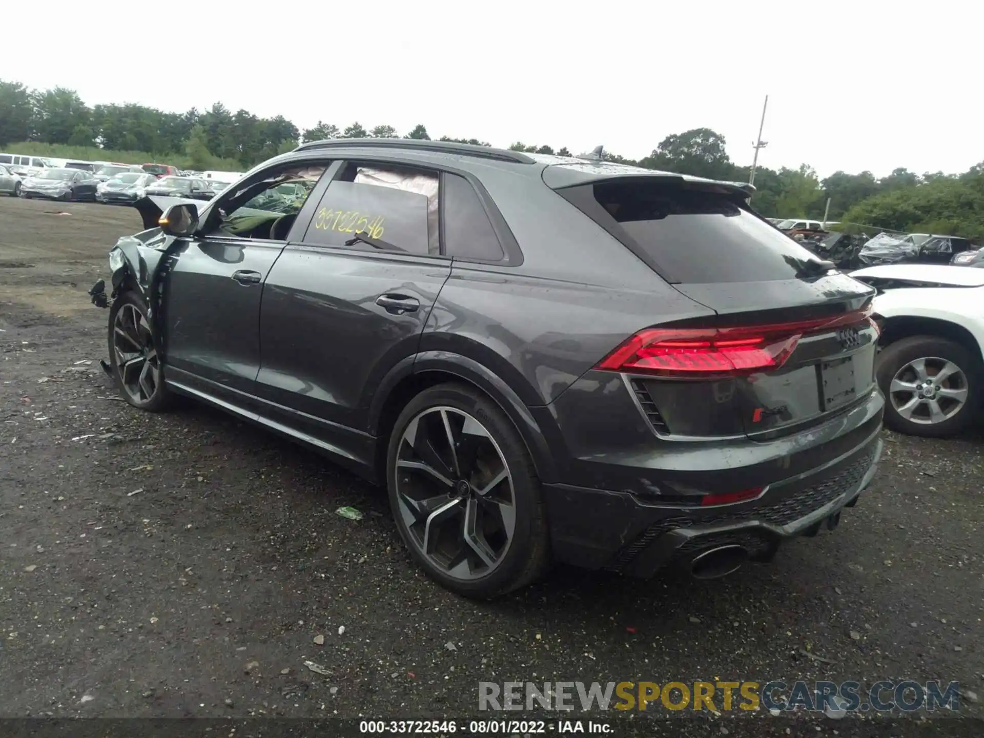 3 Фотография поврежденного автомобиля WU1ARBF14MD038550 AUDI RS Q8 2021