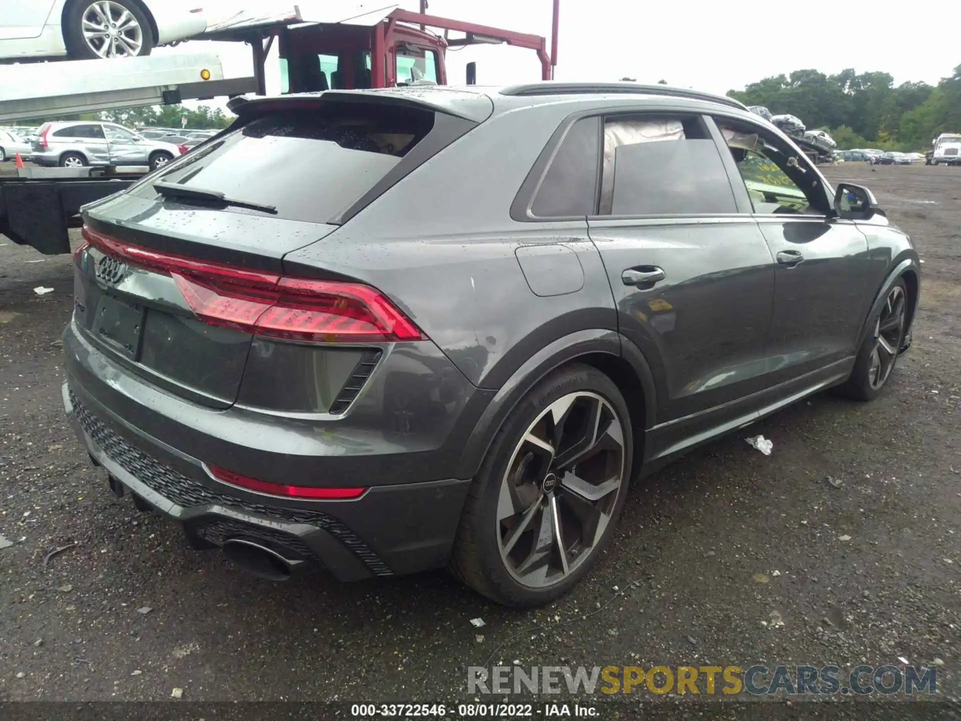 4 Фотография поврежденного автомобиля WU1ARBF14MD038550 AUDI RS Q8 2021