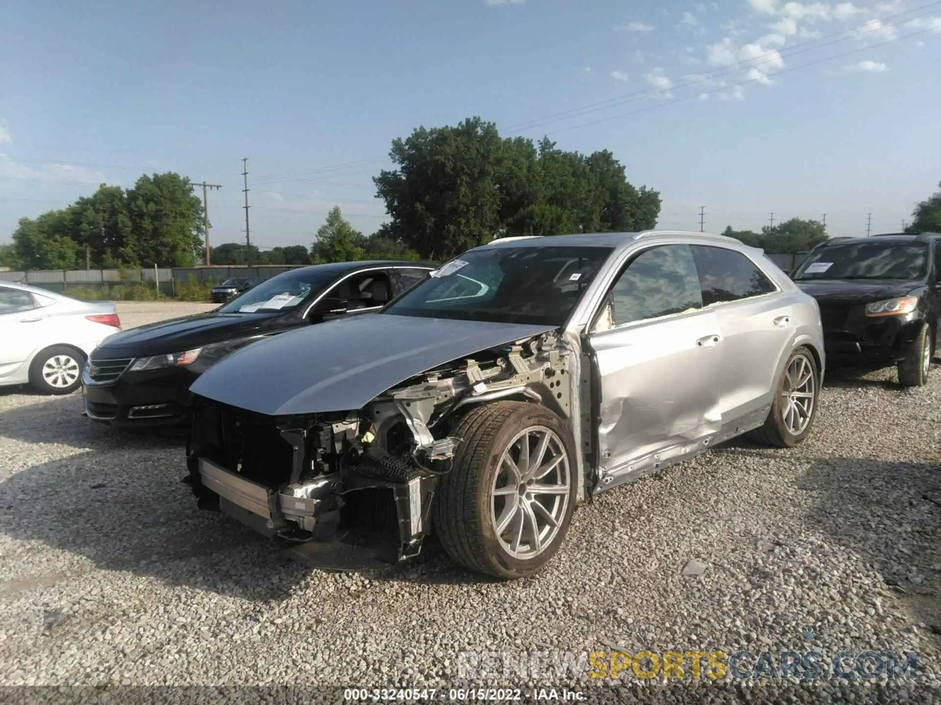 2 Photograph of a damaged car WU1ARBF10ND013145 AUDI RS Q8 2022