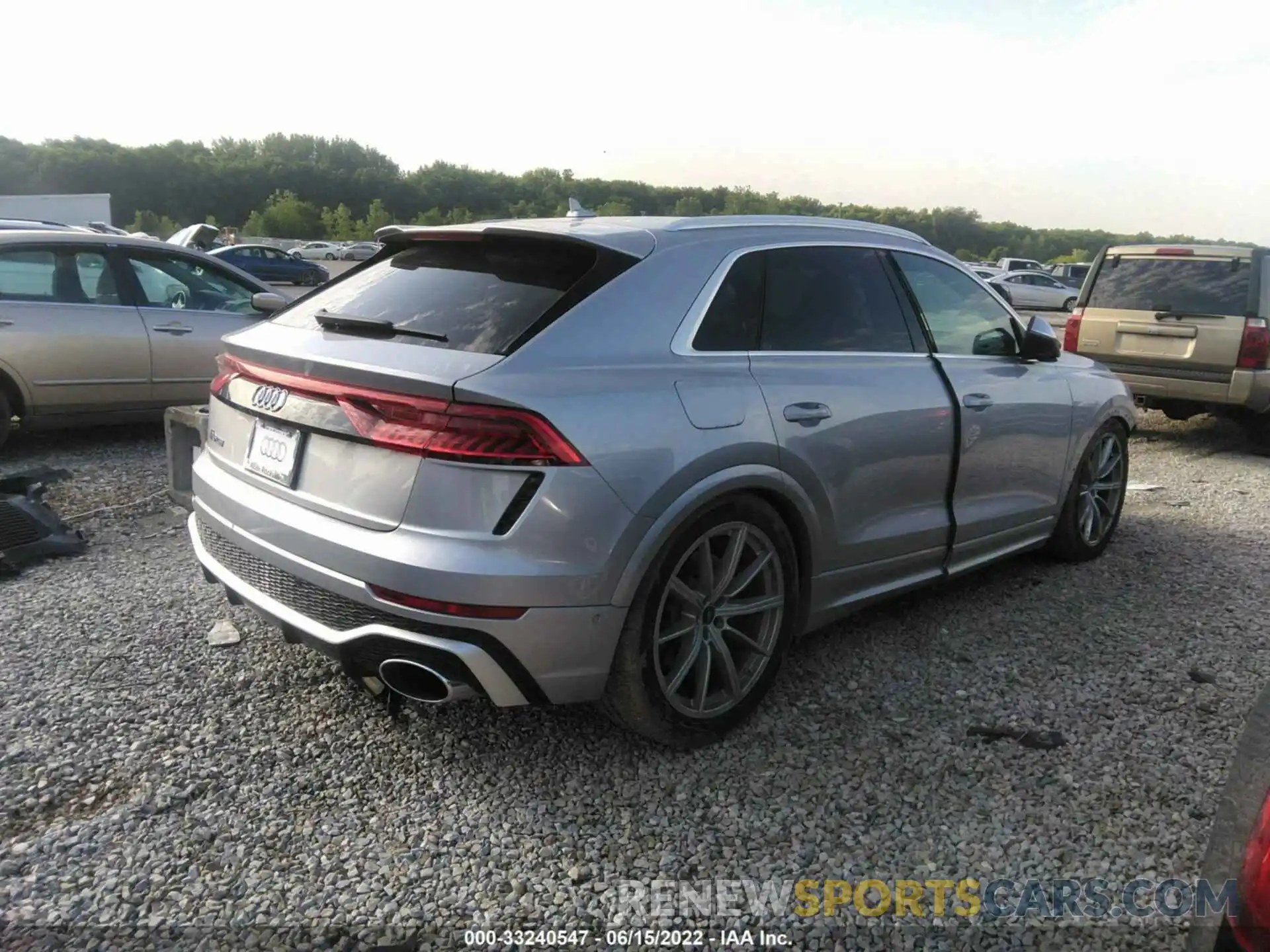 4 Фотография поврежденного автомобиля WU1ARBF10ND013145 AUDI RS Q8 2022