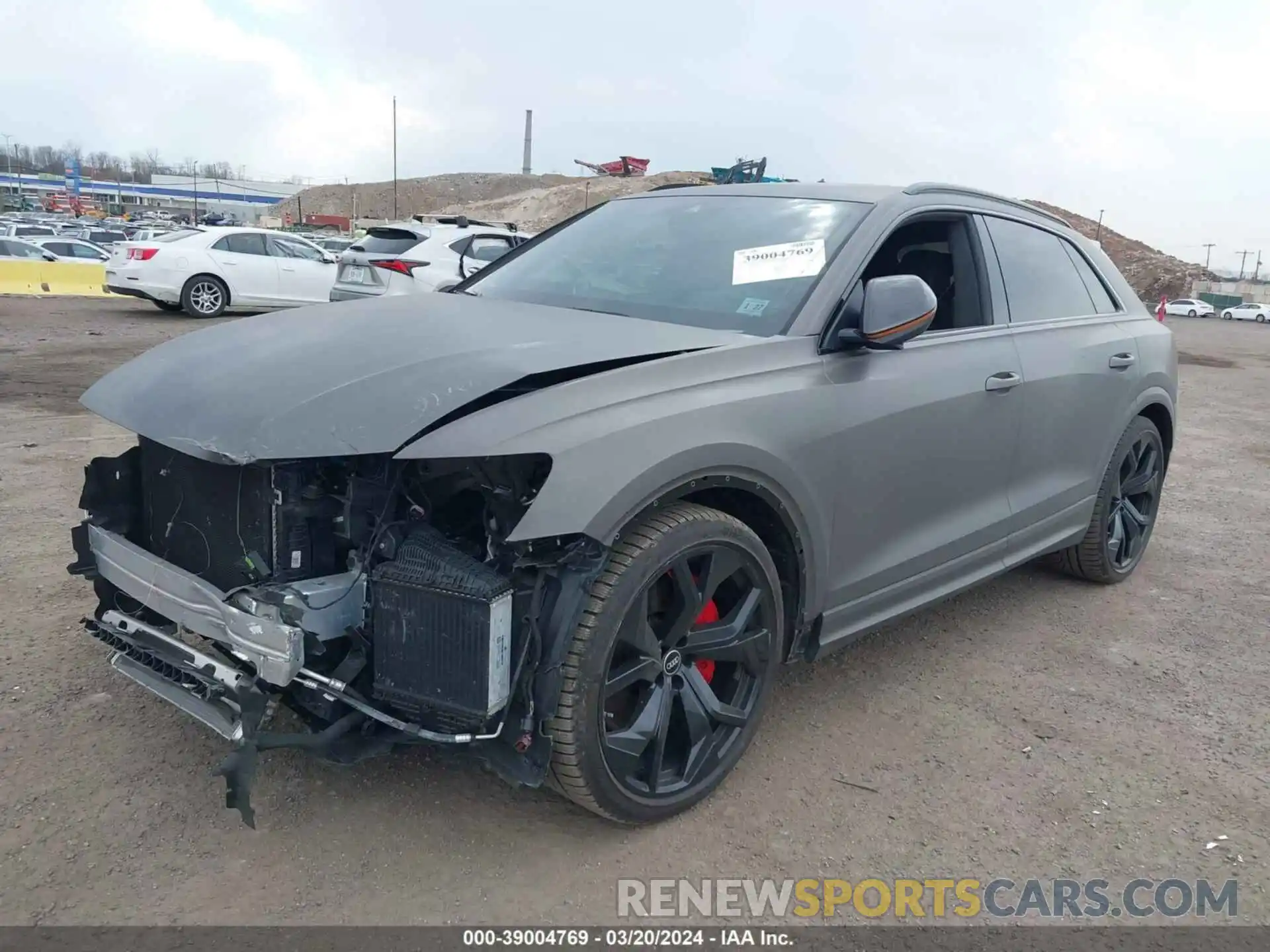 2 Photograph of a damaged car WU1ARBF16ND010492 AUDI RS Q8 2022