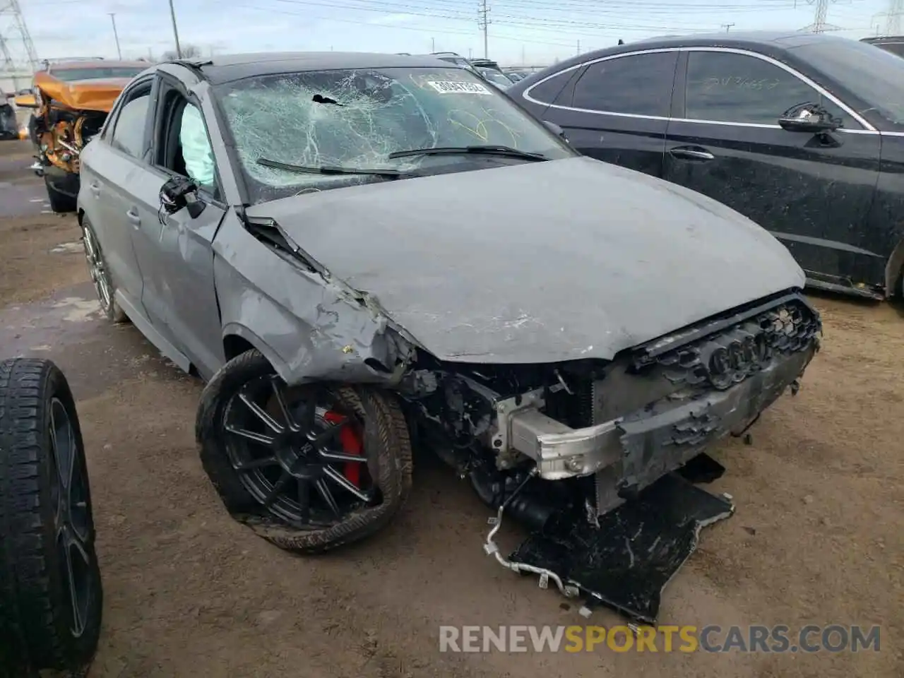 1 Photograph of a damaged car WUABWGFF2KA907179 AUDI RS3 2019