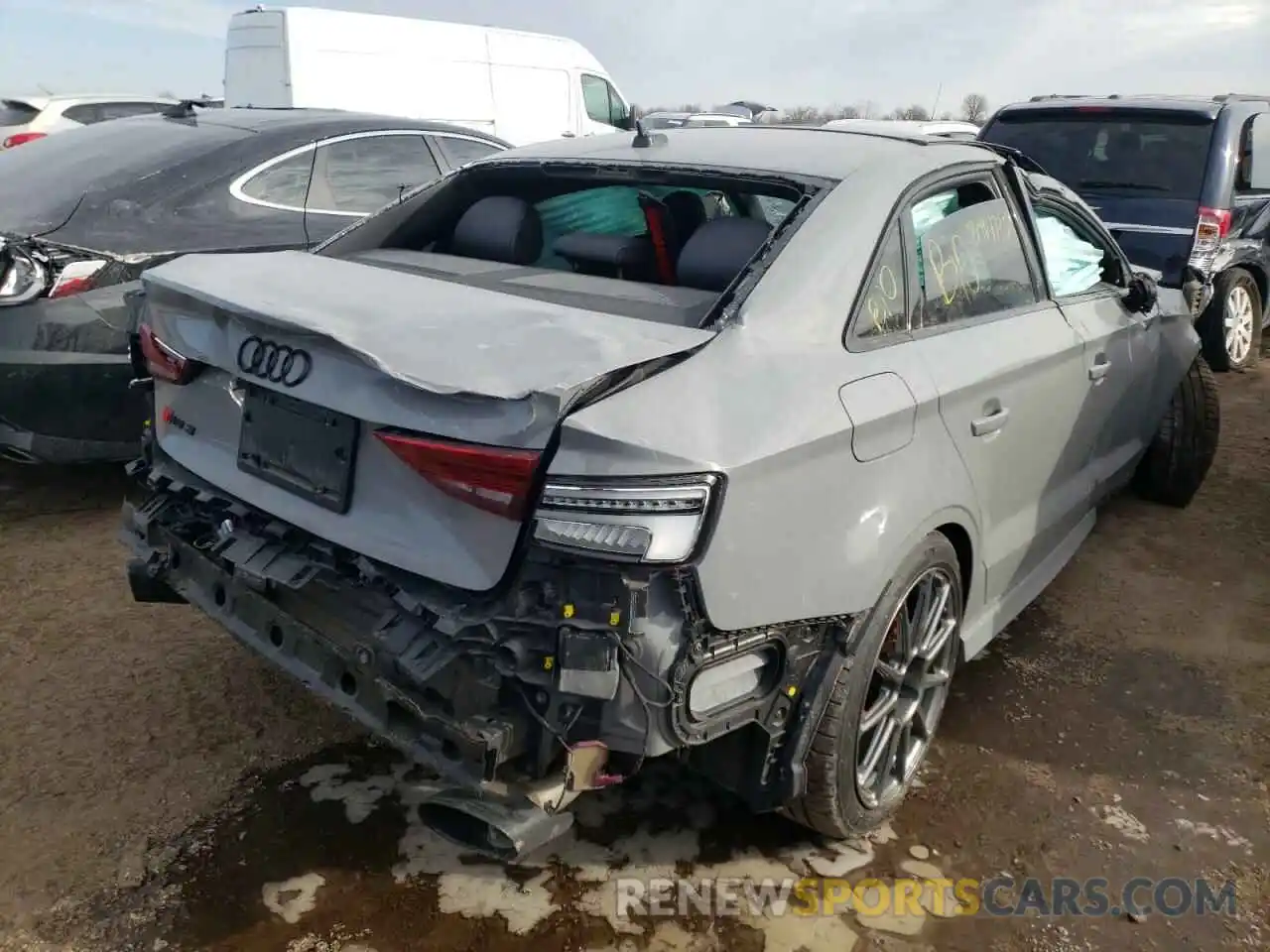 4 Photograph of a damaged car WUABWGFF2KA907179 AUDI RS3 2019