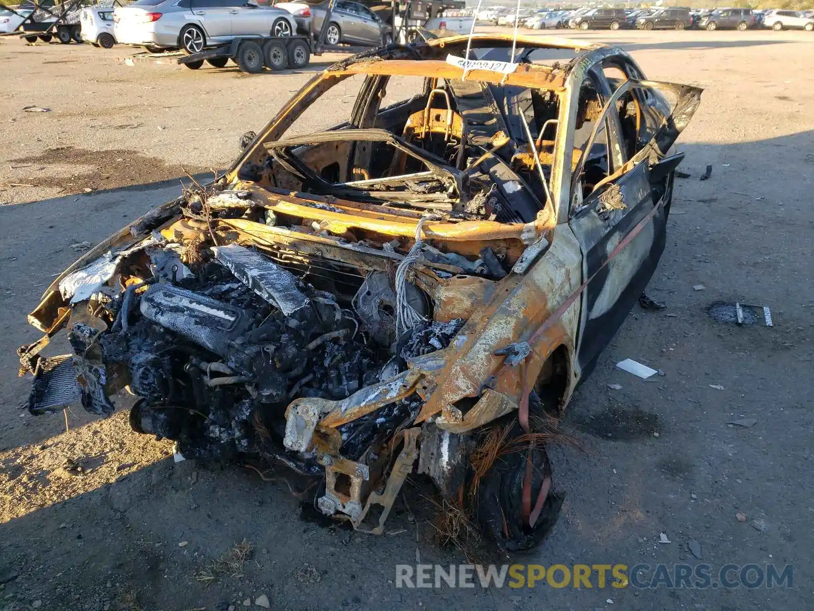 2 Photograph of a damaged car WUABWGFF2KA907540 AUDI RS3 2019