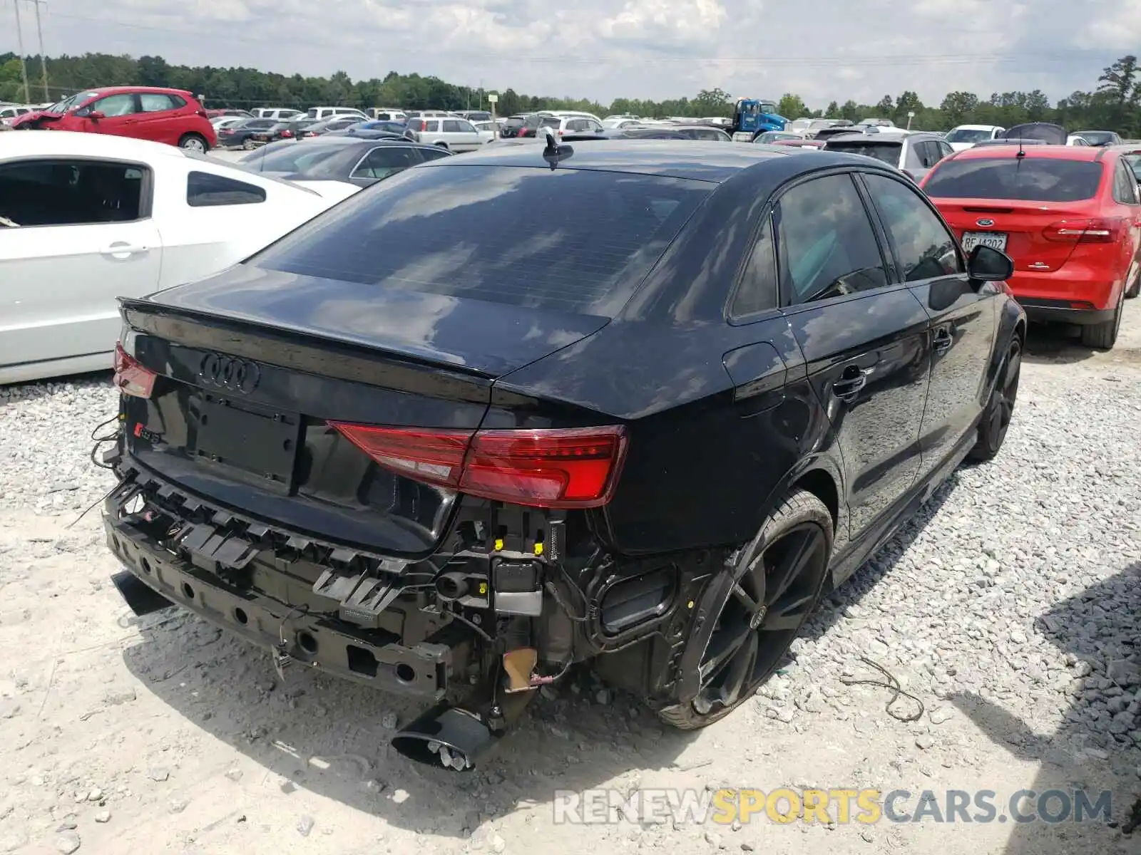 4 Photograph of a damaged car WUABWGFF3KA905263 AUDI RS3 2019